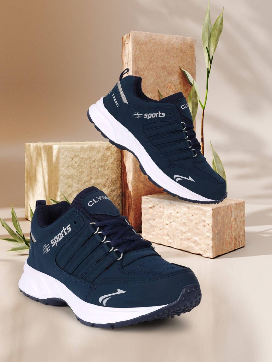 CLYMB Blue Waterproof Running Shoes - Image 1
