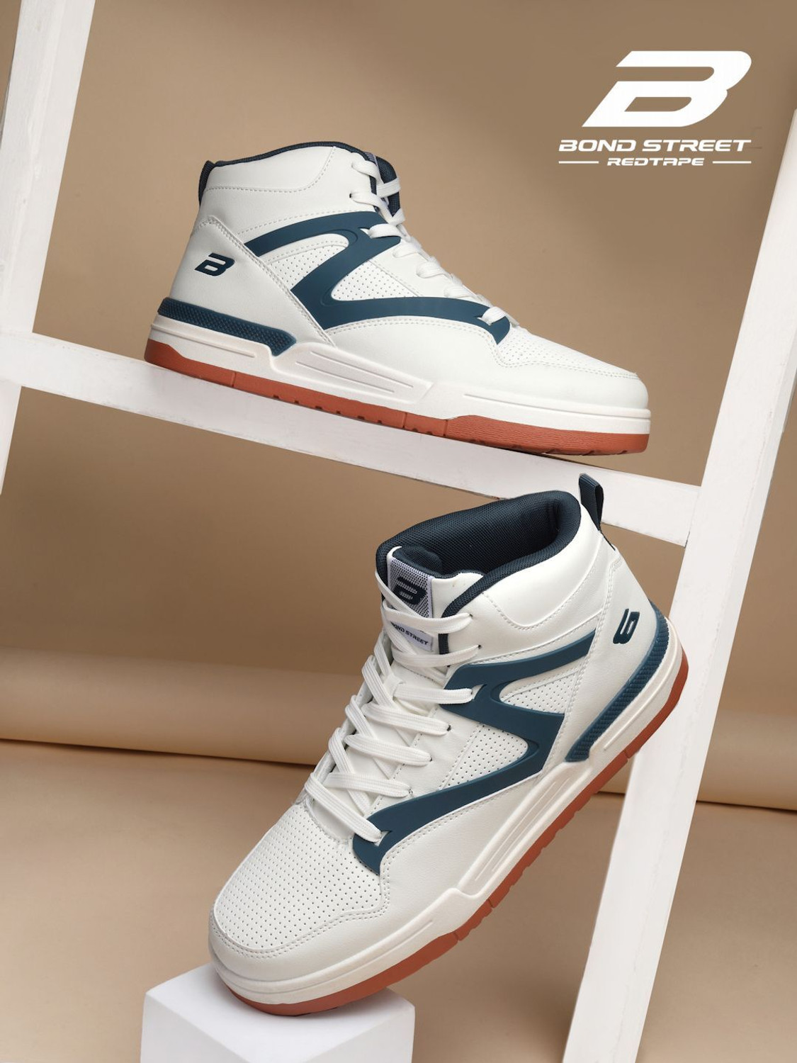 Image of Bond Street By Red Tape Men's Casual Sneakers | Lightweight, Comfortable & Durable Fashion Sneakers For Men