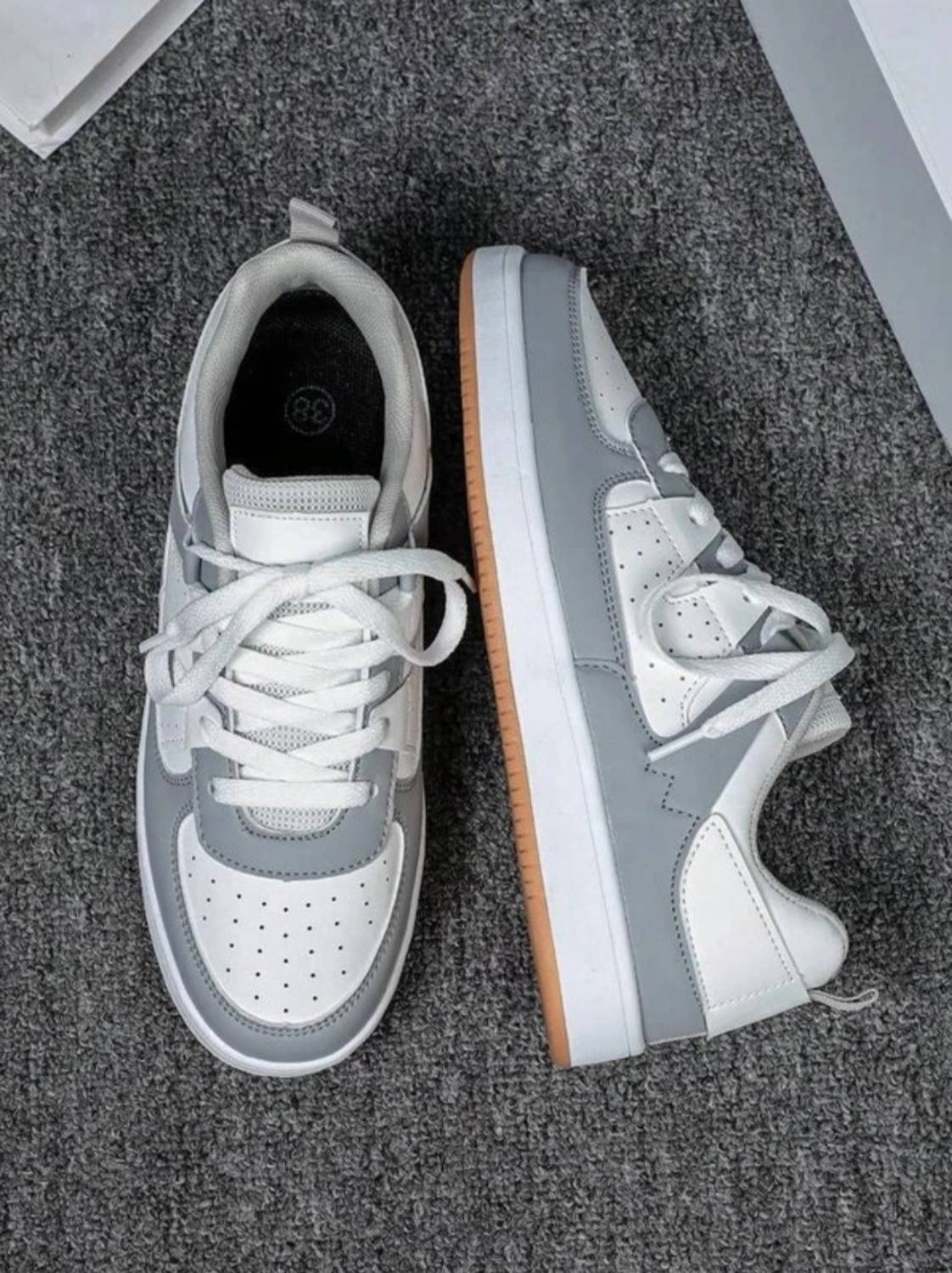 DOLLEXR Sneakers For Men Gray - Image 4