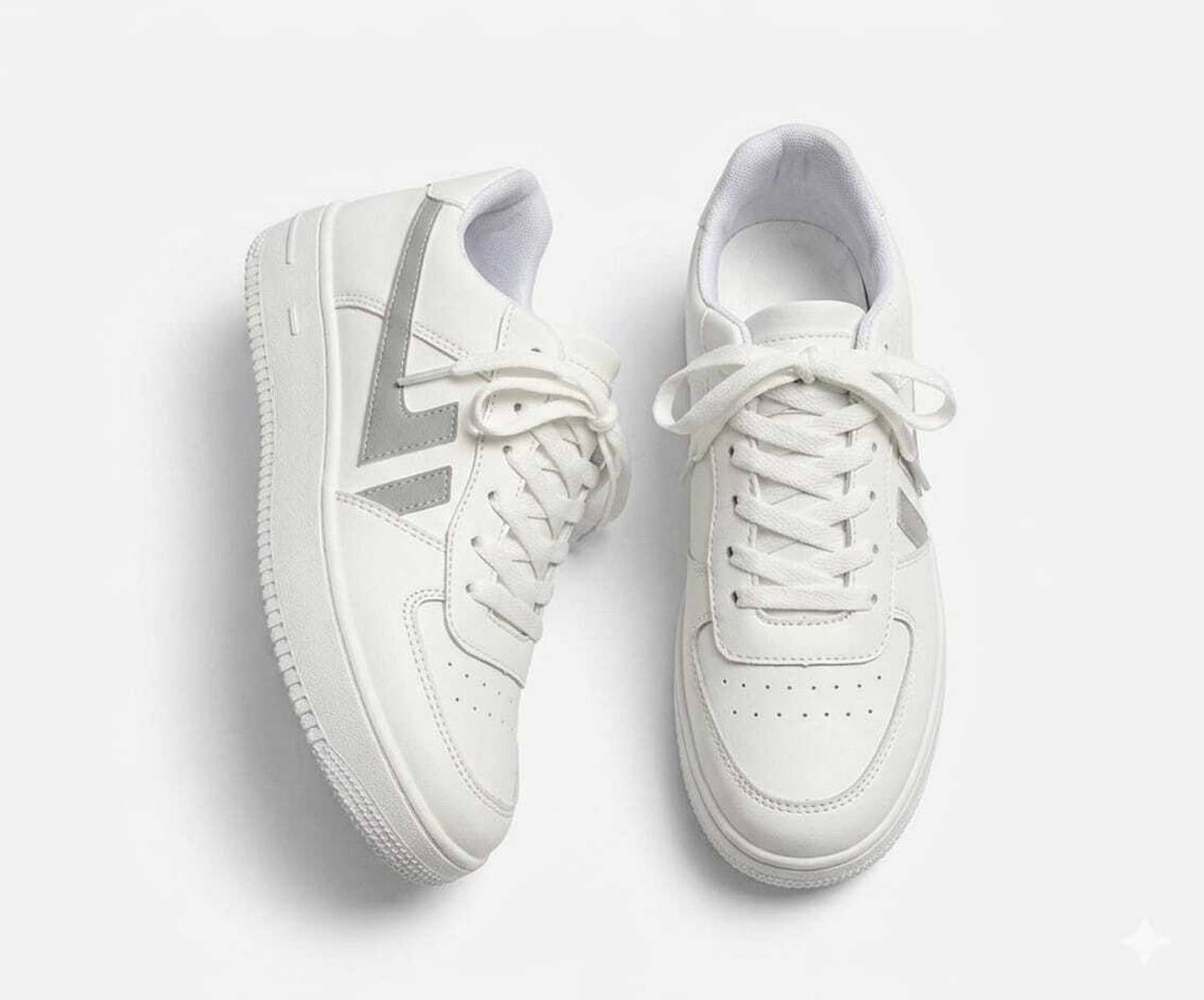 AAVEAA WTF Sneakers For Men, White - Image 3