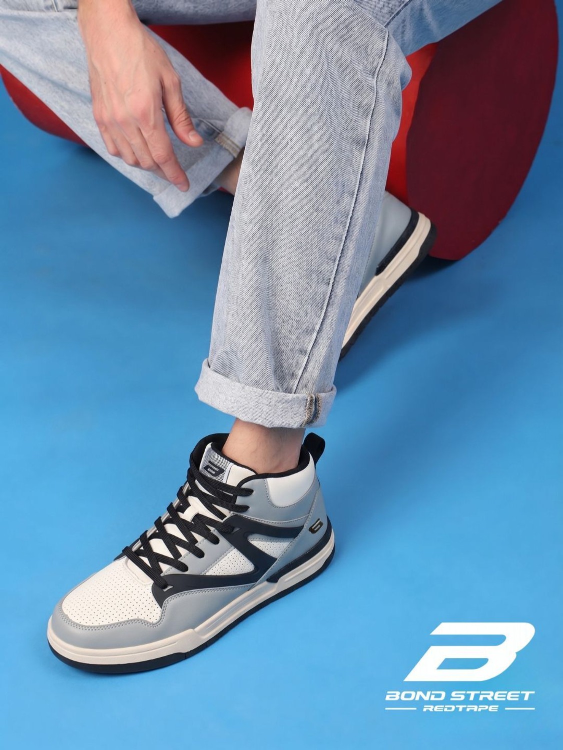 Image of Bond Street By Red Tape Men's Casual Sneakers | Lightweight, Comfortable & Durable Fashion Sneakers For Men
