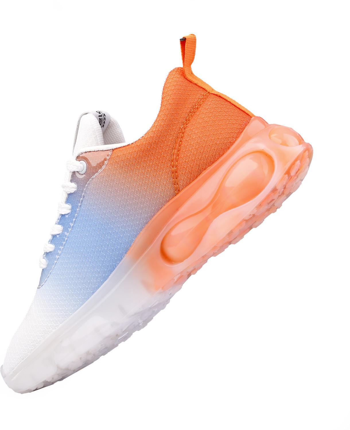 Image of DXMODA Walking shoes for men with trendy orange & white color shoes Outdoors For Men