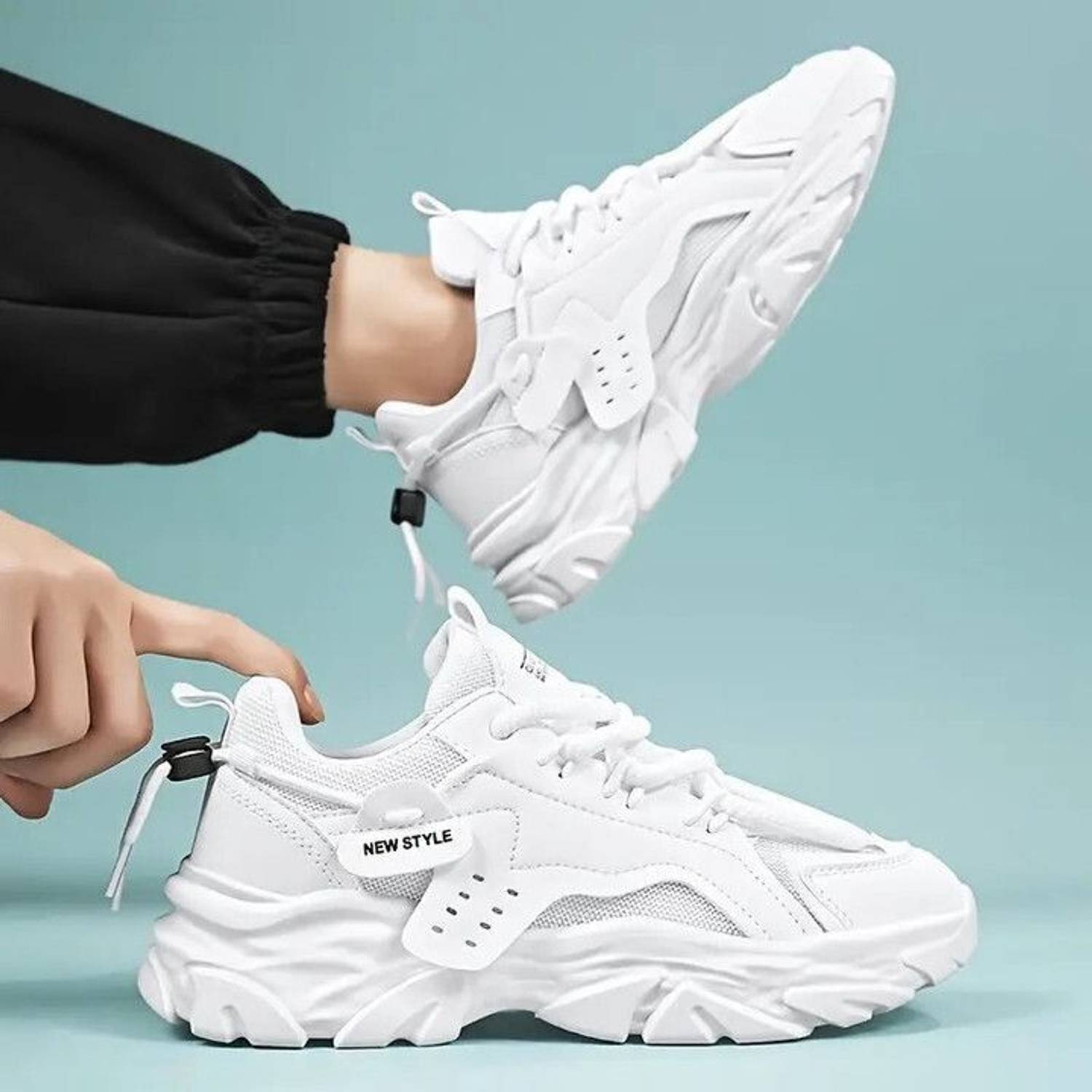 Layasa Sneakers For Men White - Image 2