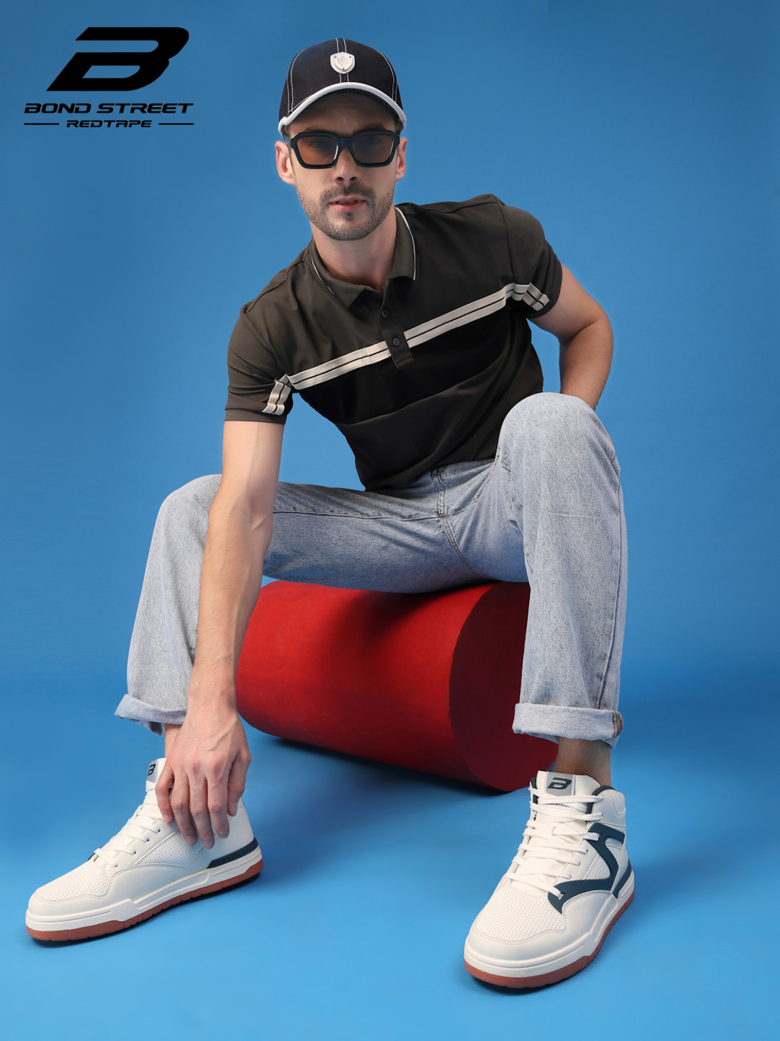 Image of Bond Street By Red Tape Men's Casual Sneakers | Lightweight, Comfortable & Durable Fashion Sneakers For Men