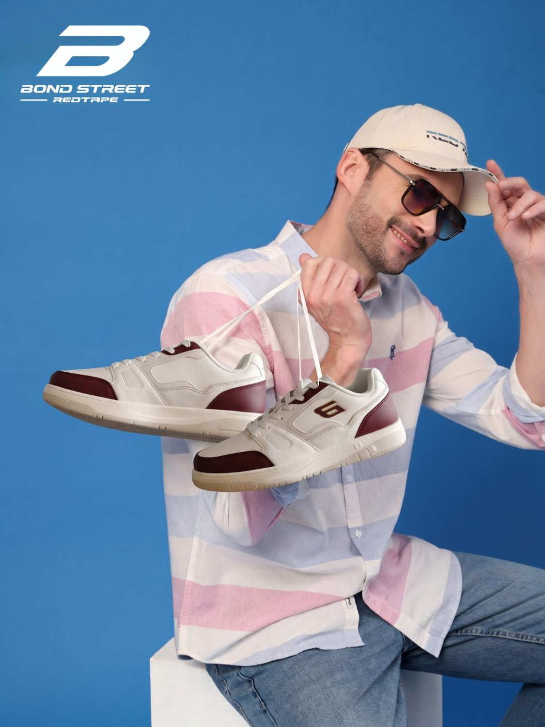 Image of Bond Street By Red Tape Men's Casual Sneakers | Lightweight, Comfortable & Durable Sneakers For Men