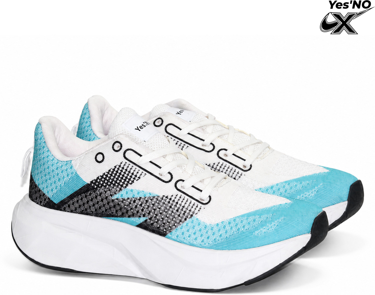 Image of Yes'No Lightweight Mesh Lace-Up Men's Sports /Running Shoes Sneakers For Men