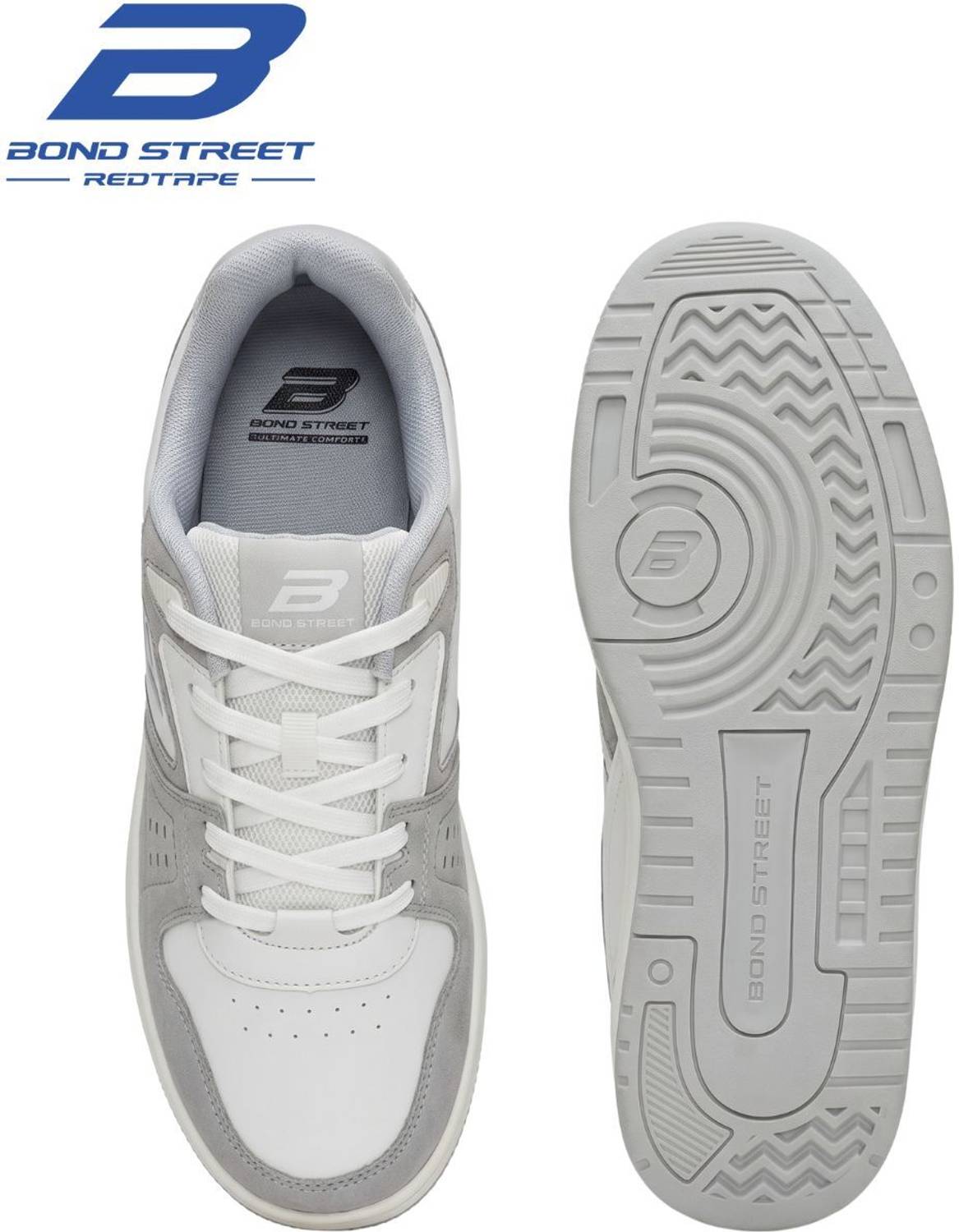 Bond Street Men's Casual Sneakers Red - Image 5