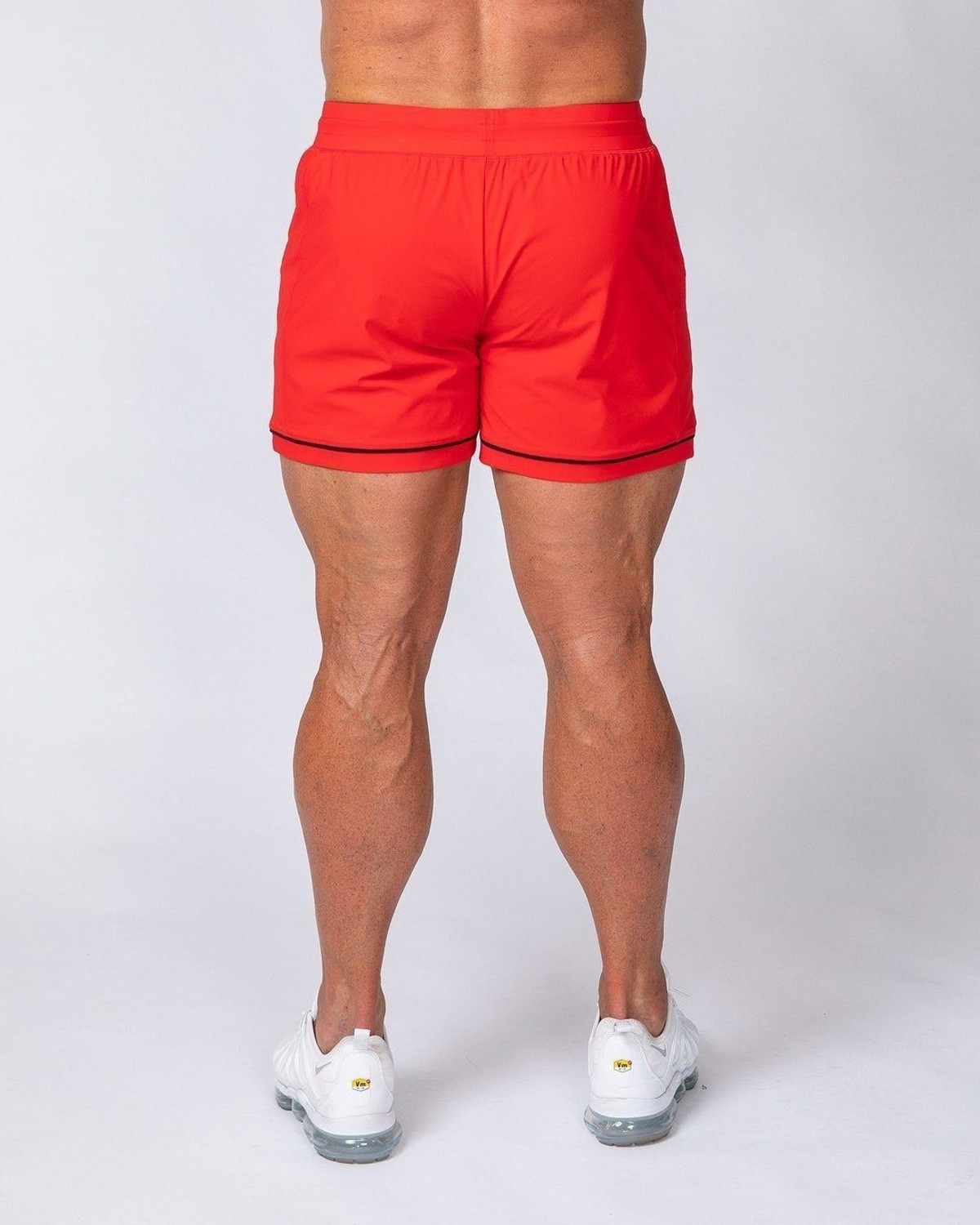 Image of zenfit Printed Men Red Sports Shorts