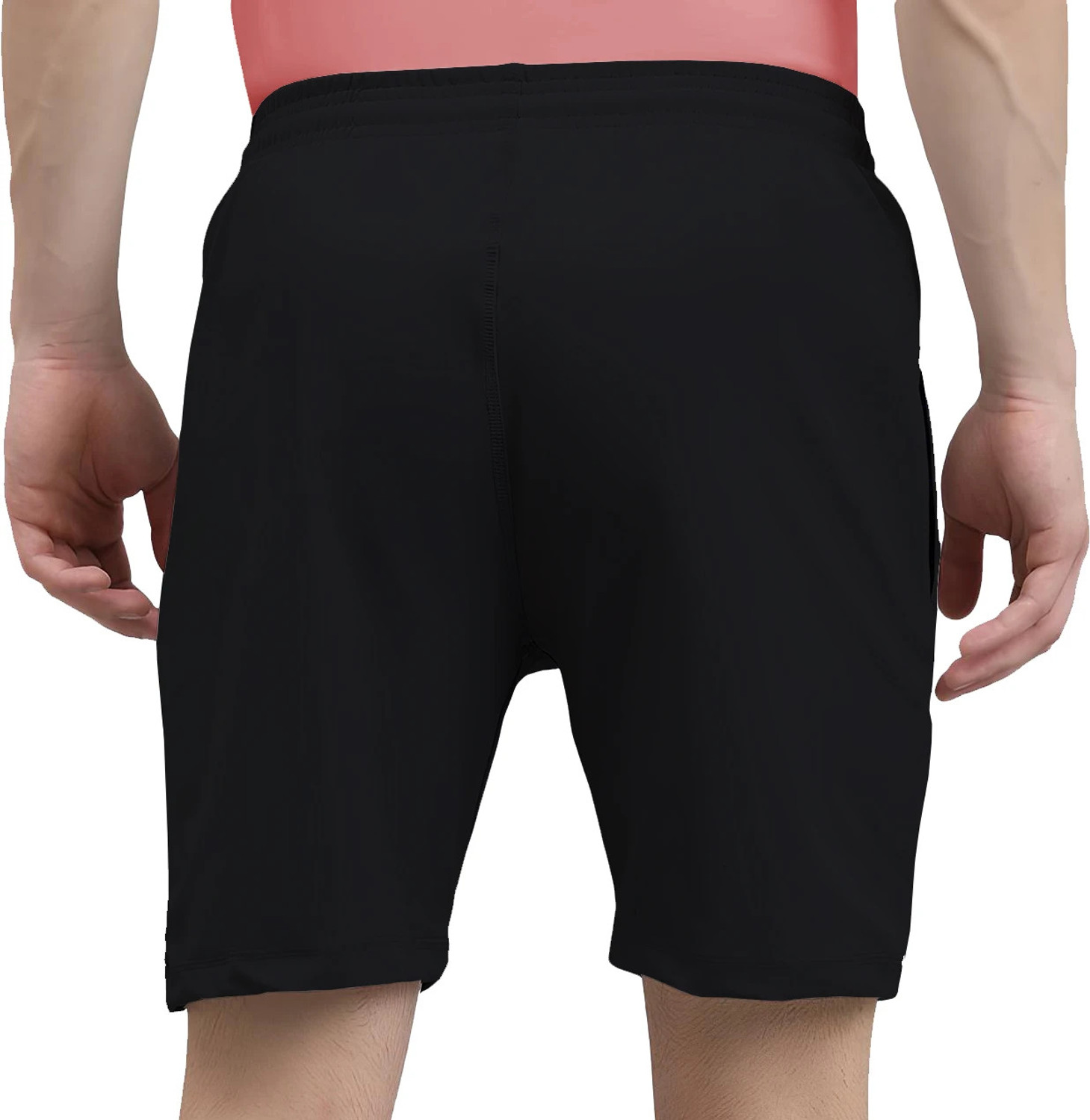 Image of Denlike Solid Men Black, Grey, Green Basic Shorts
