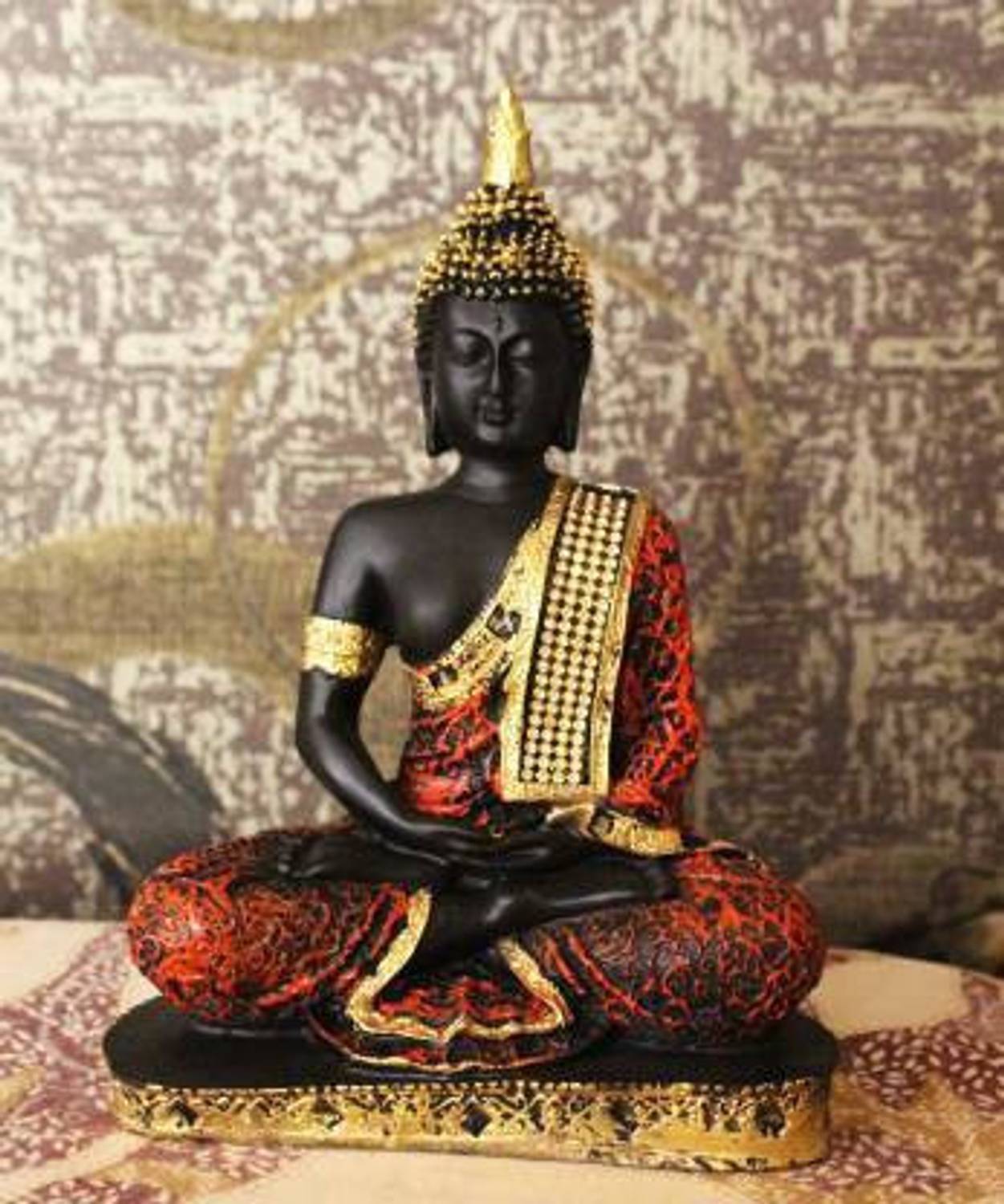 AROHI ENTERPRISES Handcrafted Vastu Fangshui Religious Idol for Lord Gautam Buddha Statue Big Size Idols|Home Decor Showpieces Meditating Buddha Idols|Lord Buddha Statue in Religious Idols Table Decorations Items|Lord Buddha Idols For Gifts|Buddh Bhagwan|Statues|statue of Gods|Buddha Statue For Home|Buddha Statues in Religious Idols & Spiritual Festive Decor Showpieces & figurines|Showpiece for Living Room|Showpiece in Home Decorative Showpiece - 23 cm