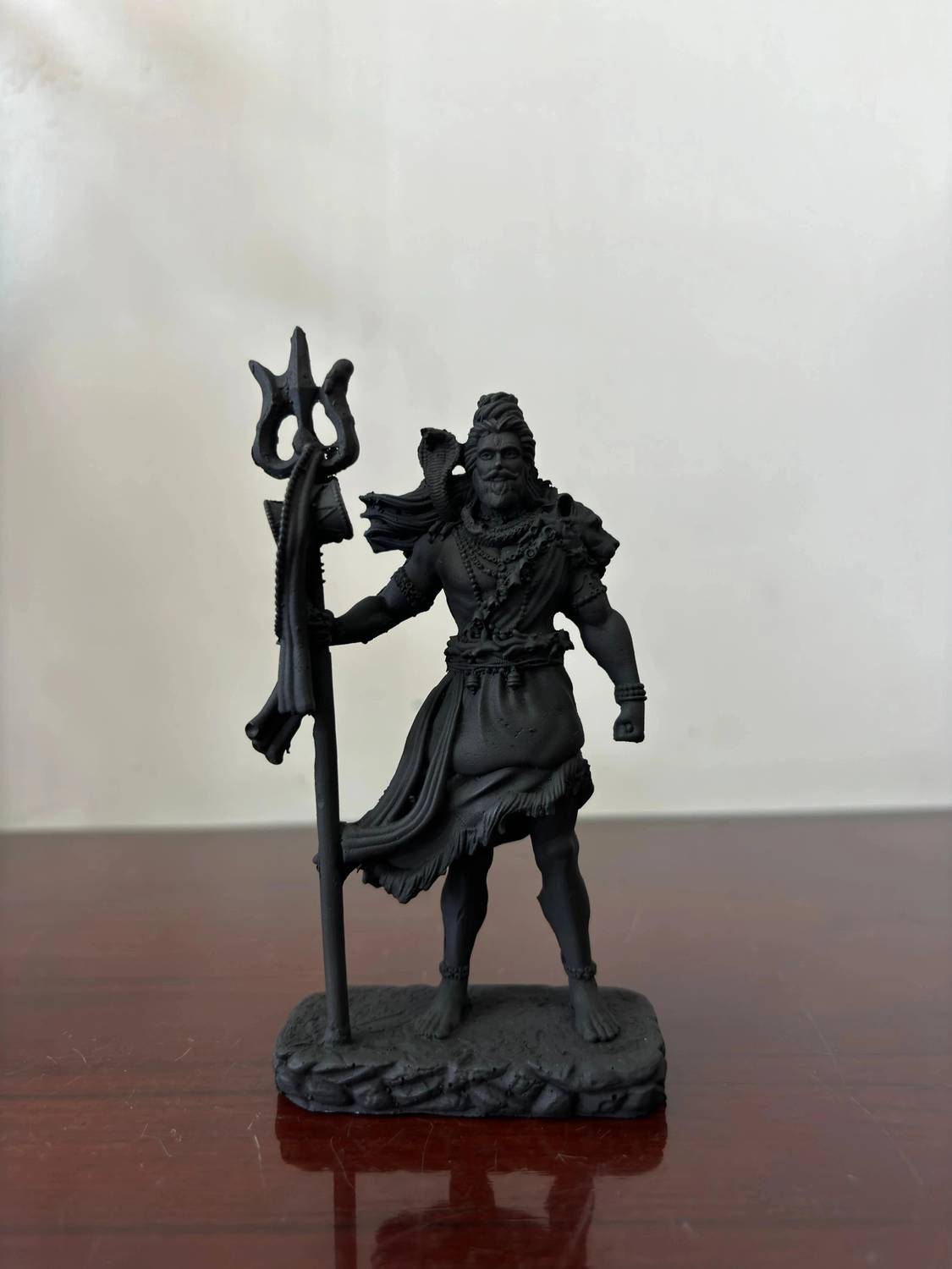 Adordecor Divine Shiva Idol for Car Dashboard - Invoke Serenity and Protection Decorative Showpiece - 16 cm