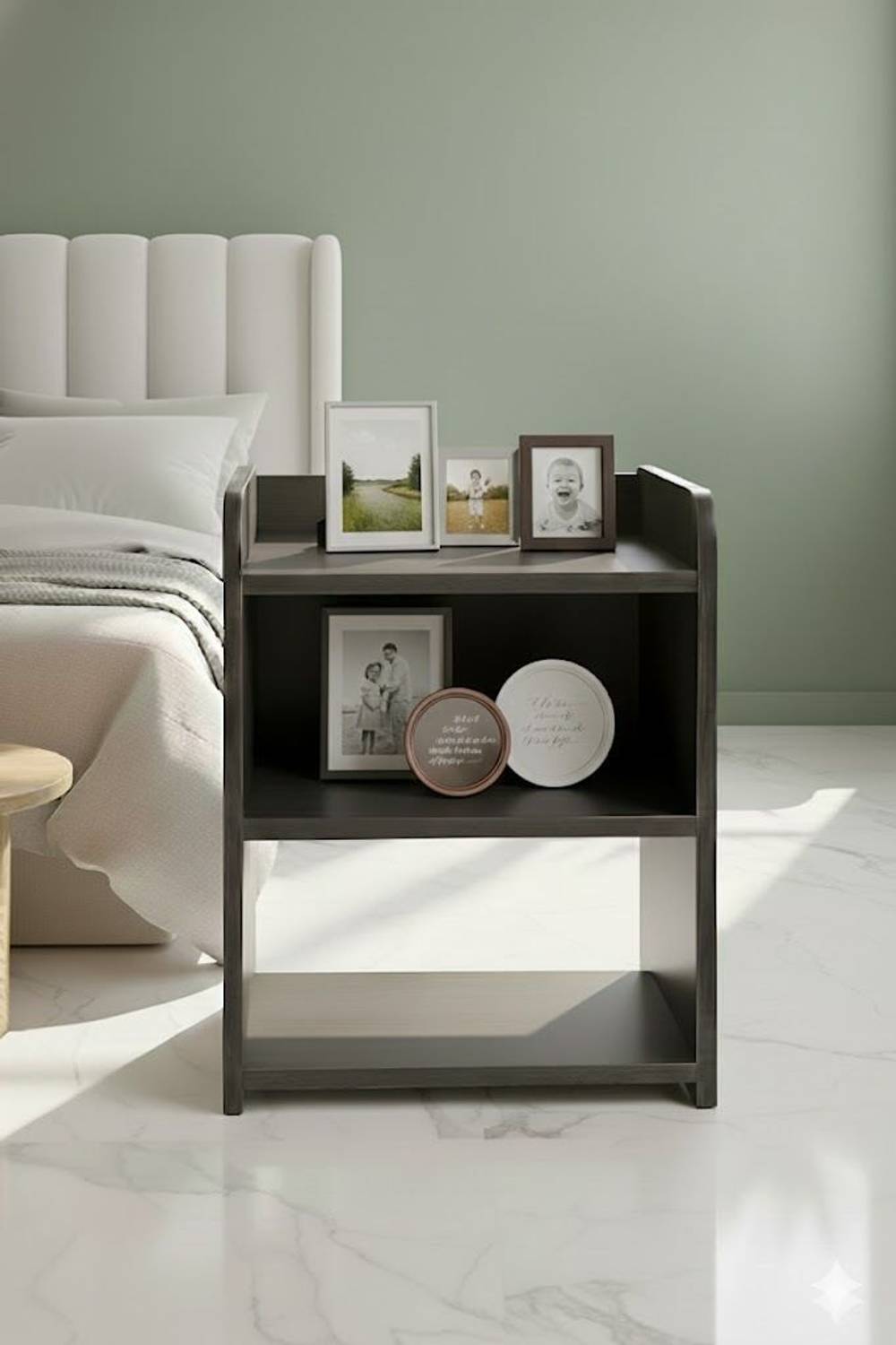 SHILAT ENTERPRISES s_table_98 Solid Wood Side Table (Finish Color