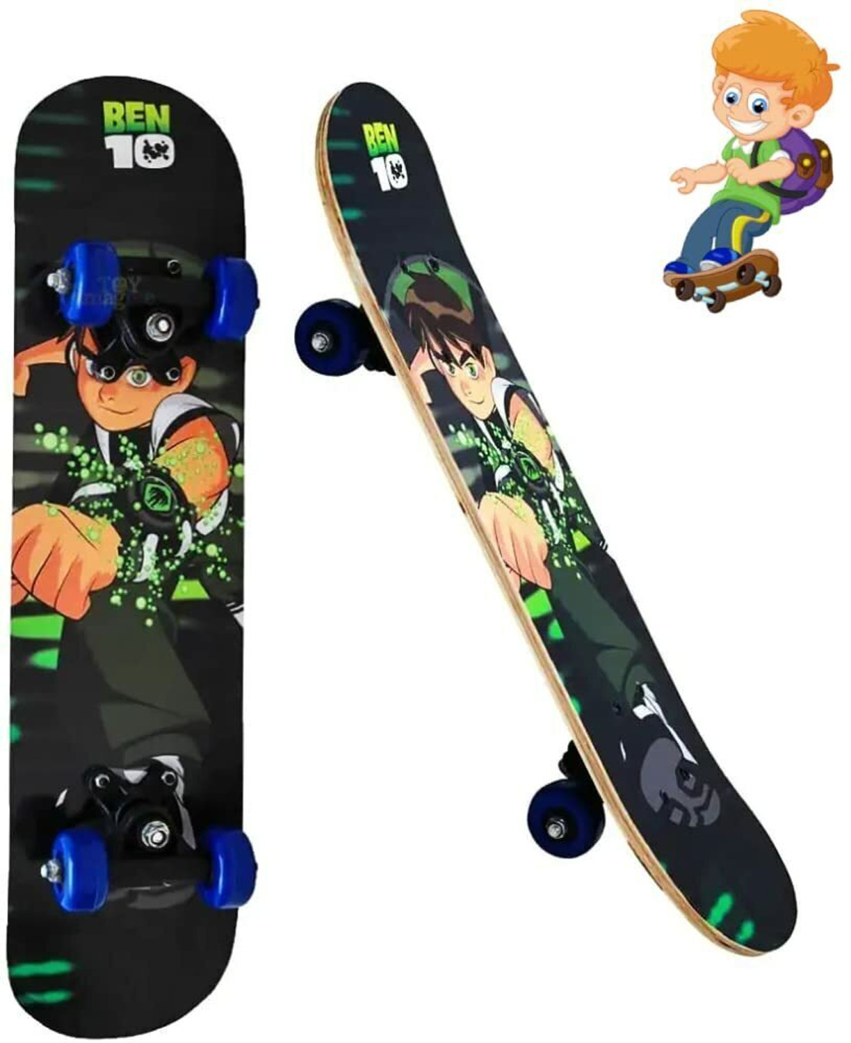 Image of S.V.Enterprises Special Cartoon Skateboard Duty Board With high Speed 4 Tires for Kids Motorized Skateboard