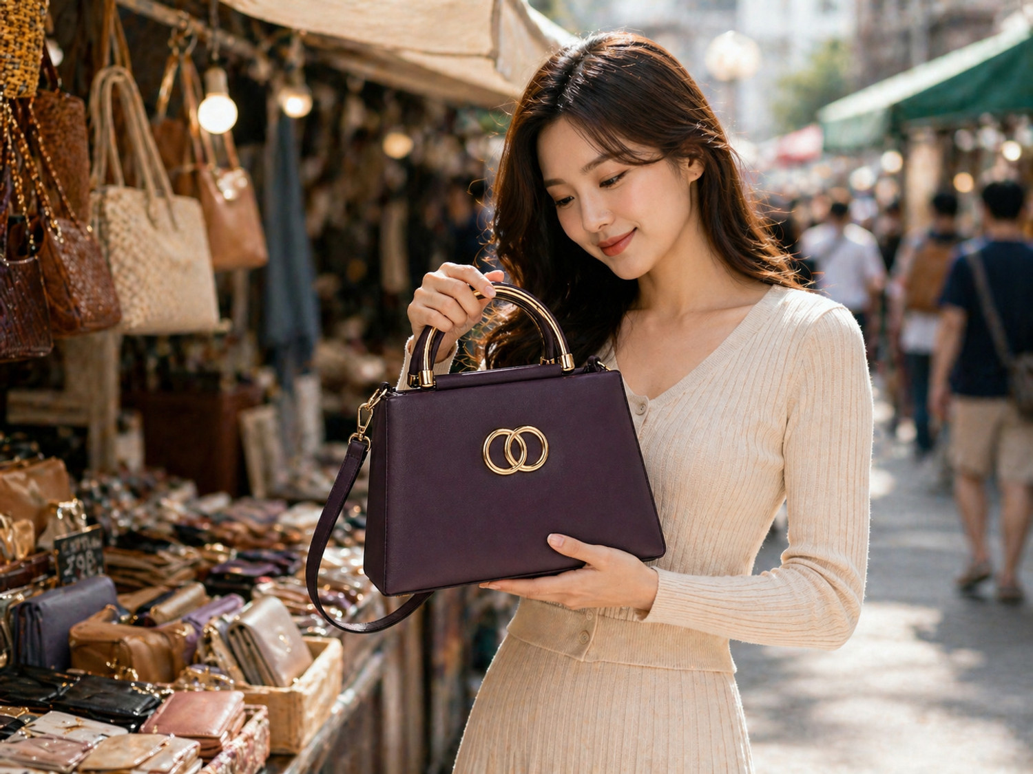 Image of Innto Purple, Grey Sling Bag Women Sling Bag Stylish Side Bag For Women Premium Finish Fancy Ladies Purse