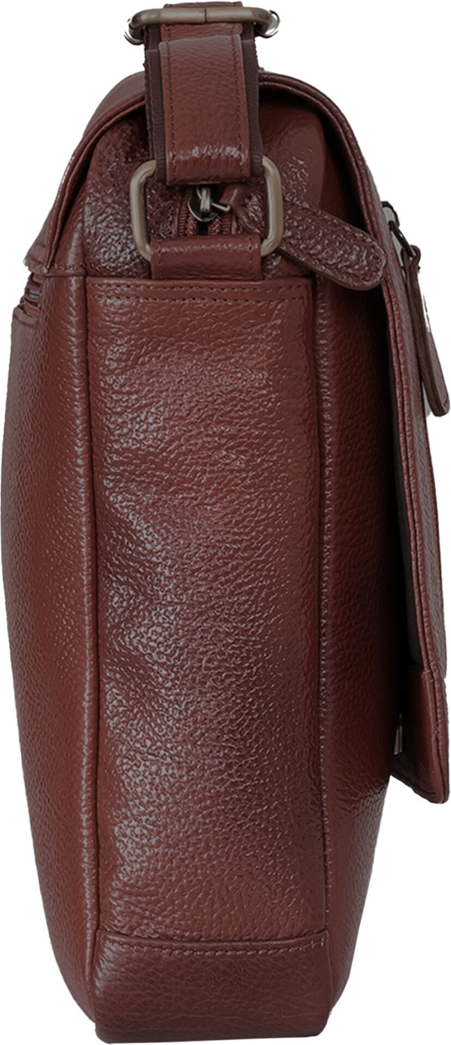 Image of Pinato Brown, Tan, Black Sling Bag PL-3144 Sling Bag Handmade from 100% Top Grain Leather