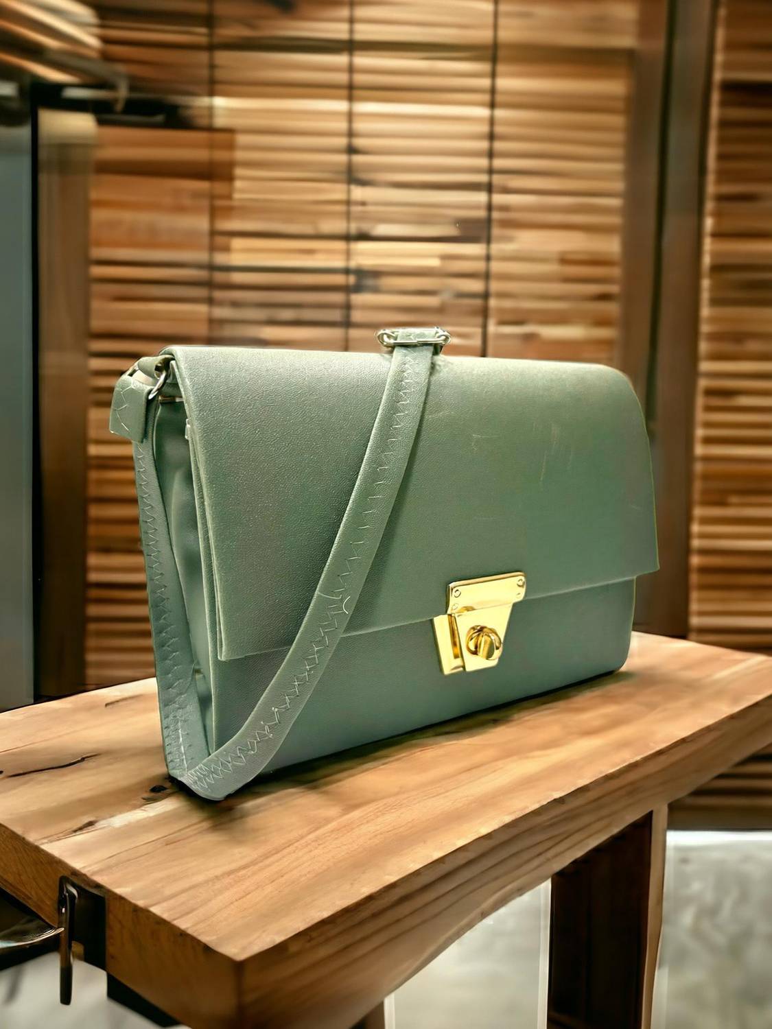 ALONZO Green Sling Bag Purse For Women With Long Strap Sling Bag For Women & Crossbody Fit Small Size-2