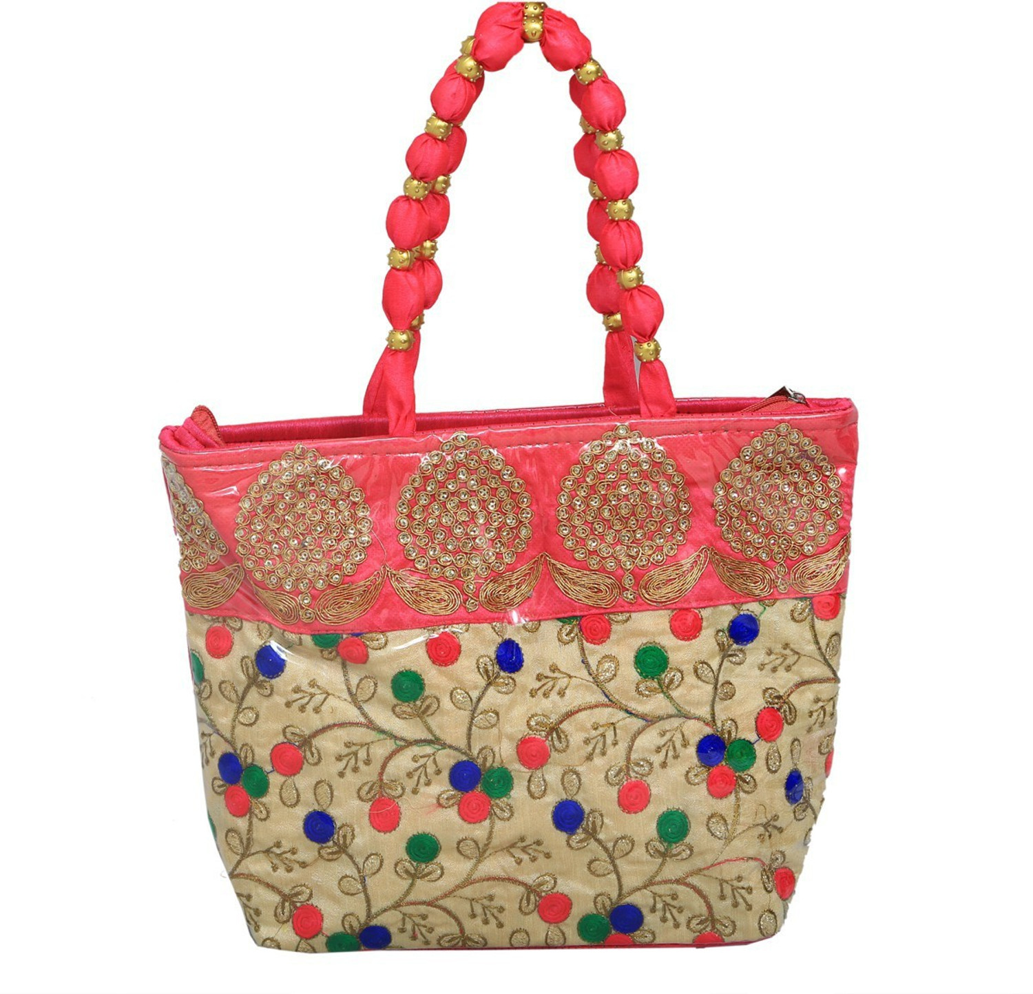 Image of KUBER INDUSTRIES Multicolor Sling Bag Women Stylish Handbag Fully Laminated (Traditional Design)