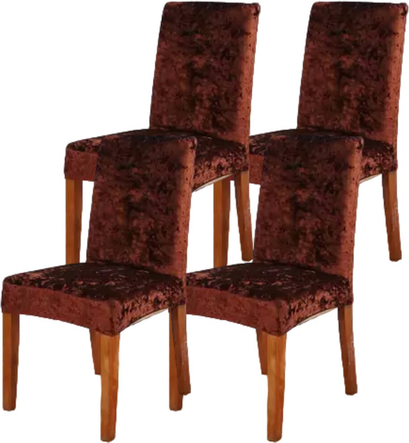 Aranaya Decore Velvet 1 Seater Chair Plain Cover