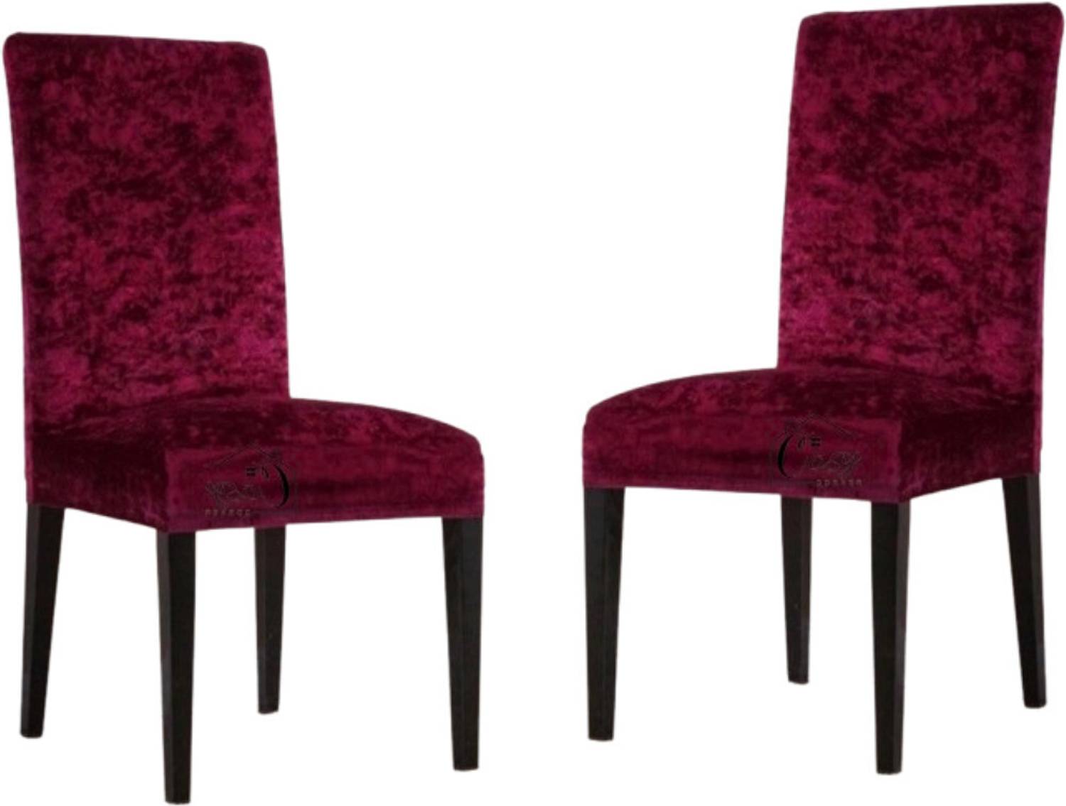 Aranaya Decore Velvet 1 Seater Chair Plain Cover