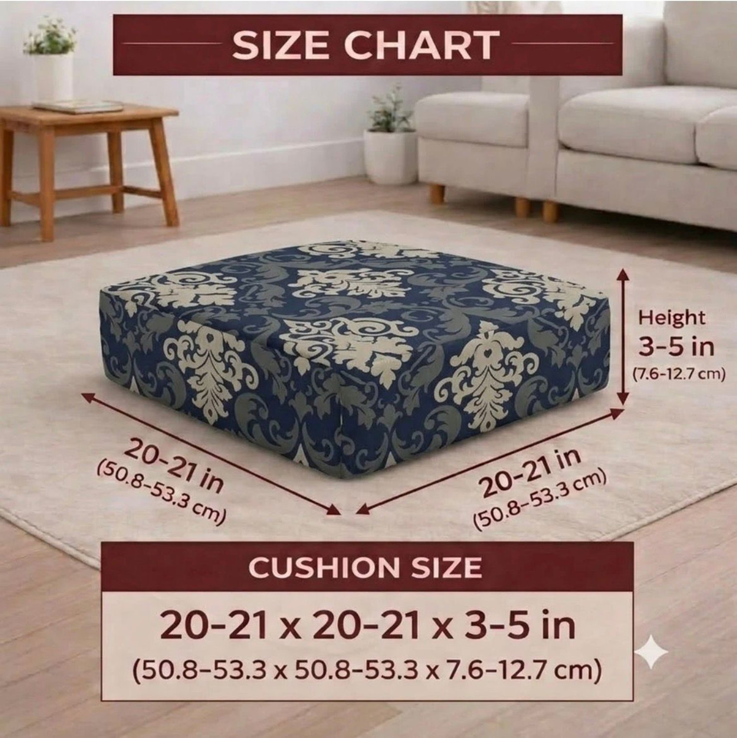 Image of vinsano Polyester 3+1+1 Seater Sofa Geometric Cover