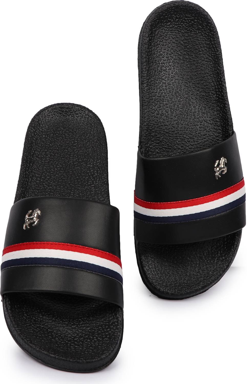 STEP WEY Men Black Slides - Image 4