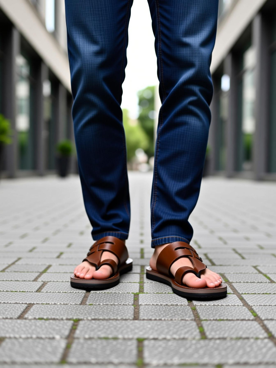 PANZIK Men's Brown Sandals at ₹172 (71% Off) – Shopsy