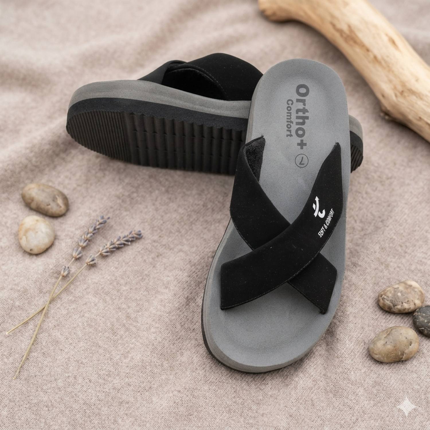 trendy footwear Men Slides Gray - Image 3