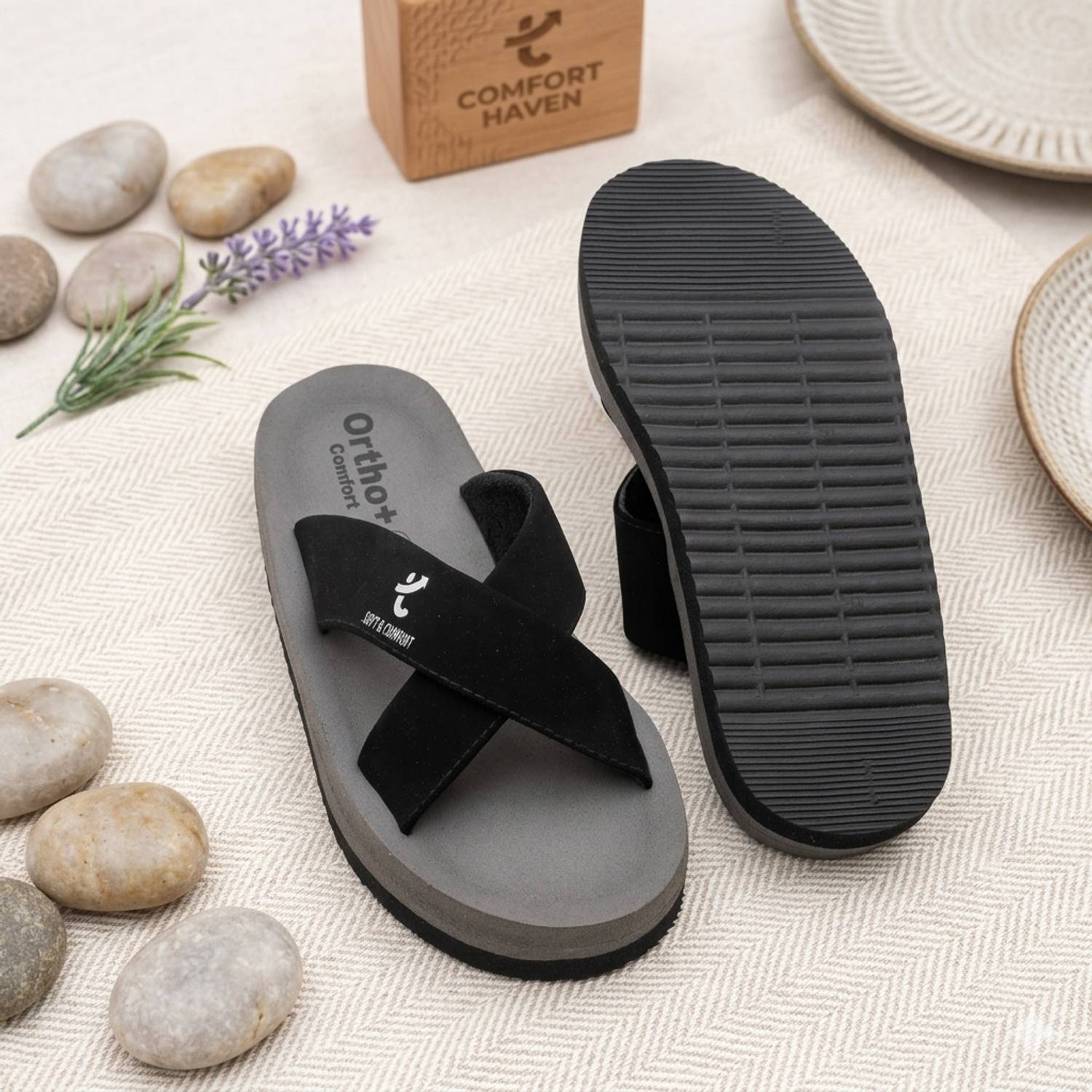 trendy footwear Men Slides Gray - Image 2