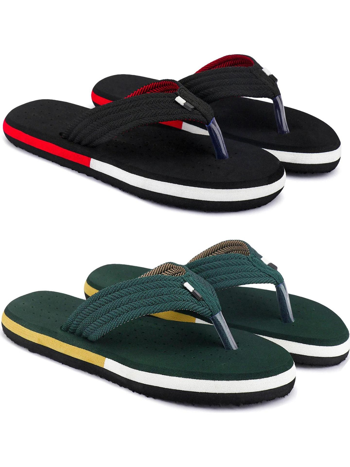 Image of EVOK Men Flexi Step Ortho Comfort Anti Skid Slippers