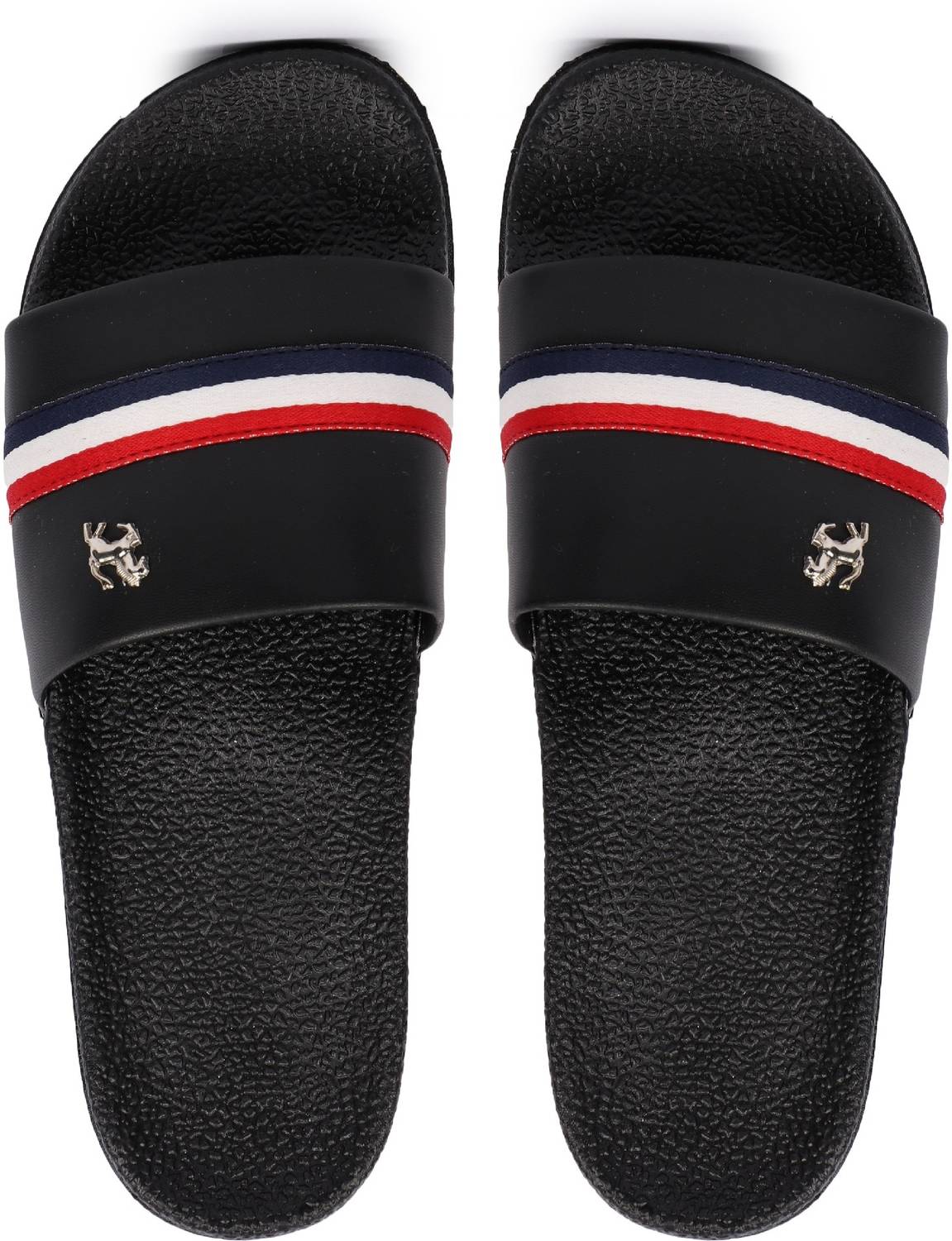 STEP WEY Men Black Slides - Image 3