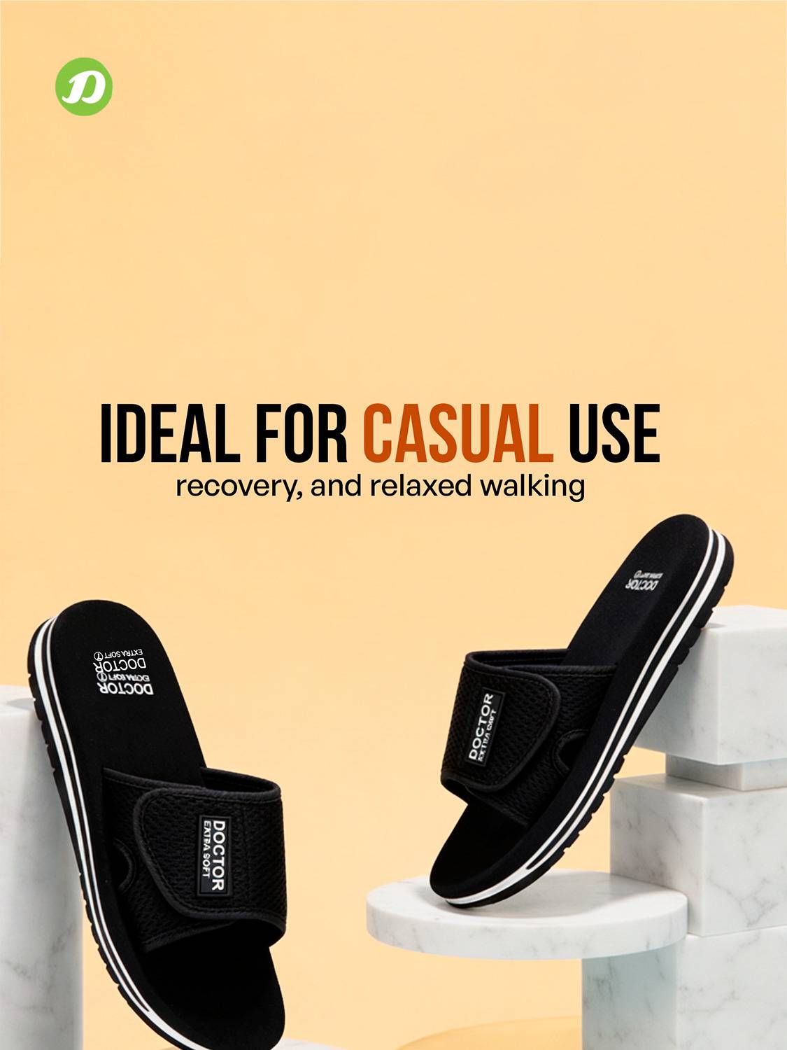 Doctor Extra Soft Ortho Care Diabetic Slippers - Image 4