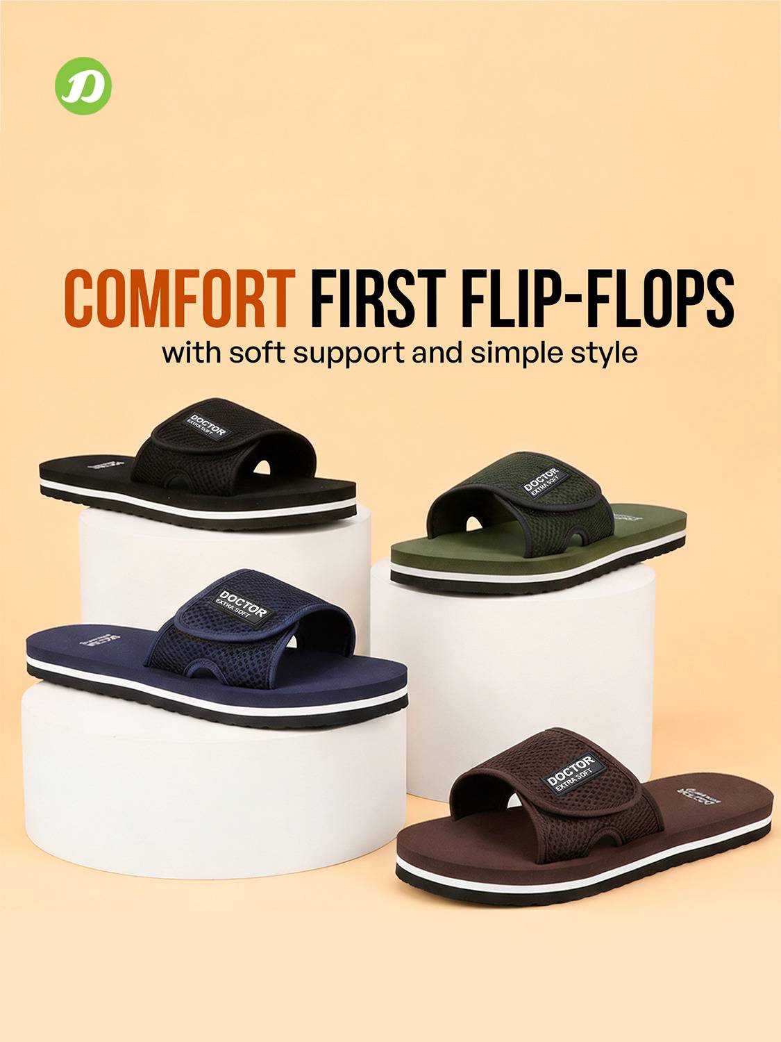 Doctor Extra Soft Ortho Care Diabetic Slippers - Image 5