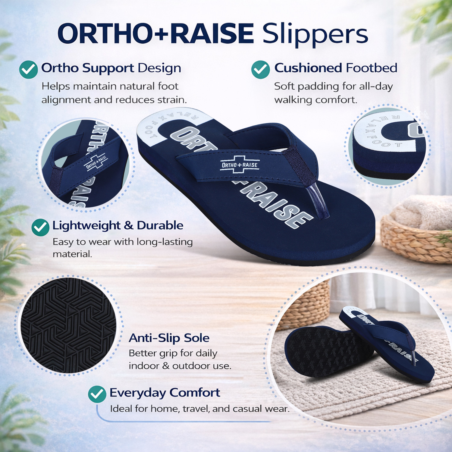Image of ORTHORAISE Men Slippers