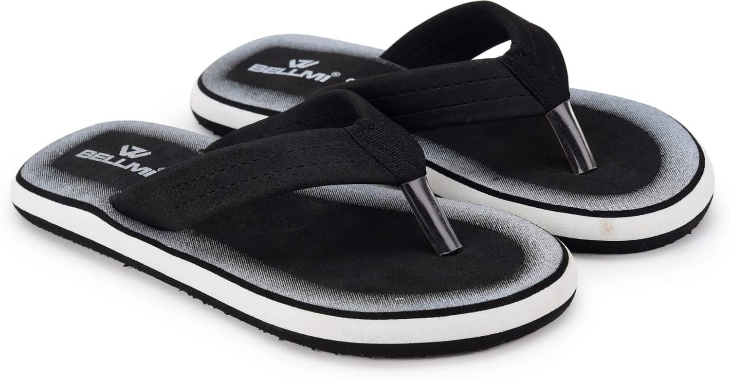 Bellmi Men Black Slippers - Image 4