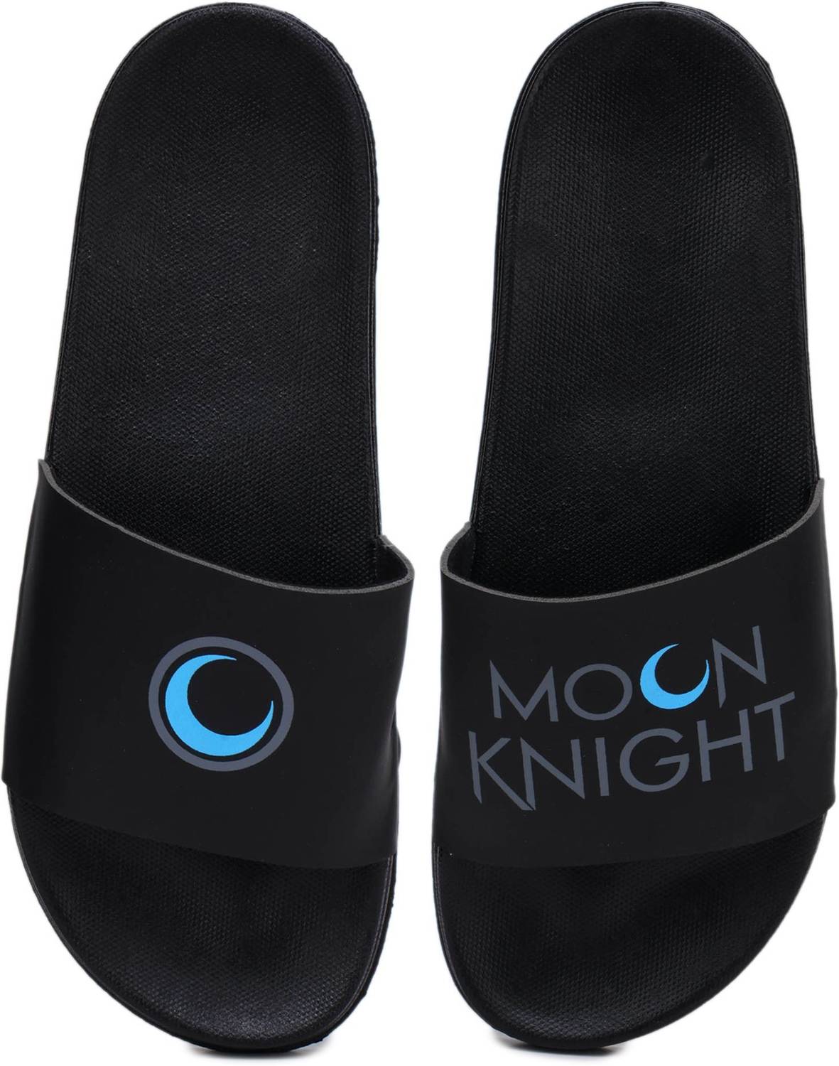 house of common Men Black Slippers - Image 4