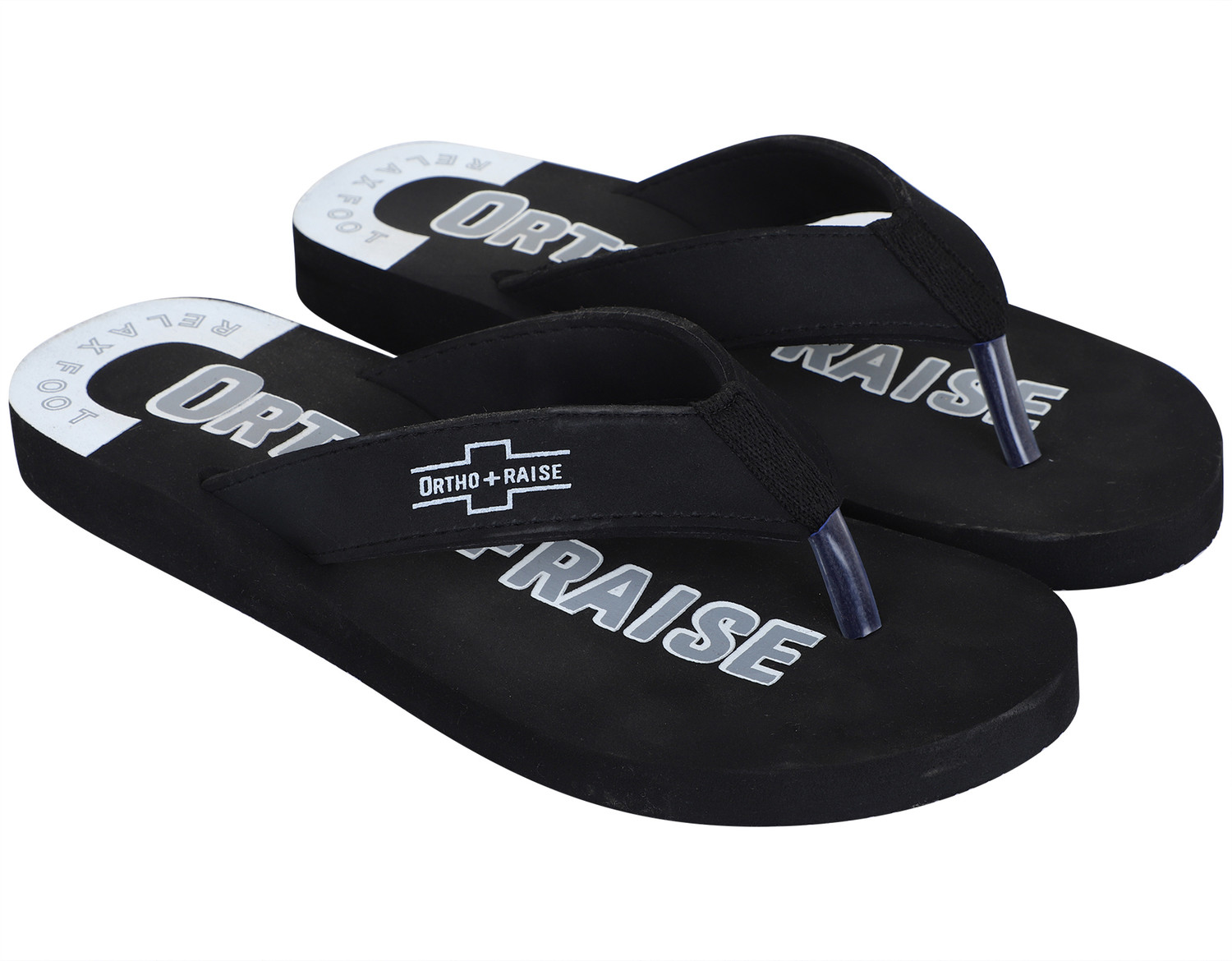 Image of ORTHORAISE Men Extra Soft Orthopaedic Slippers|Arch Support & Pain Relief Flip Flops