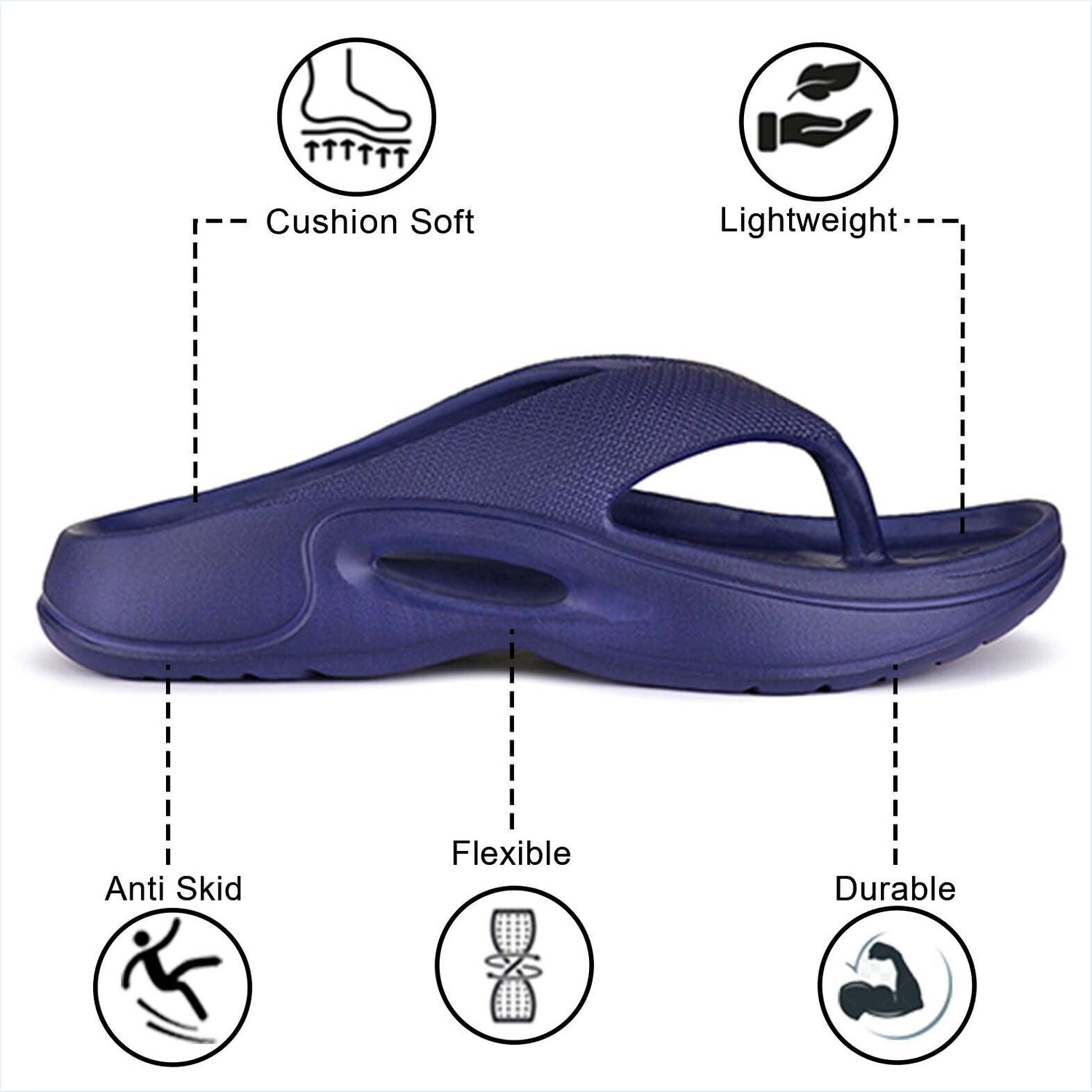 Image of BERSACHE Men Flip Flops