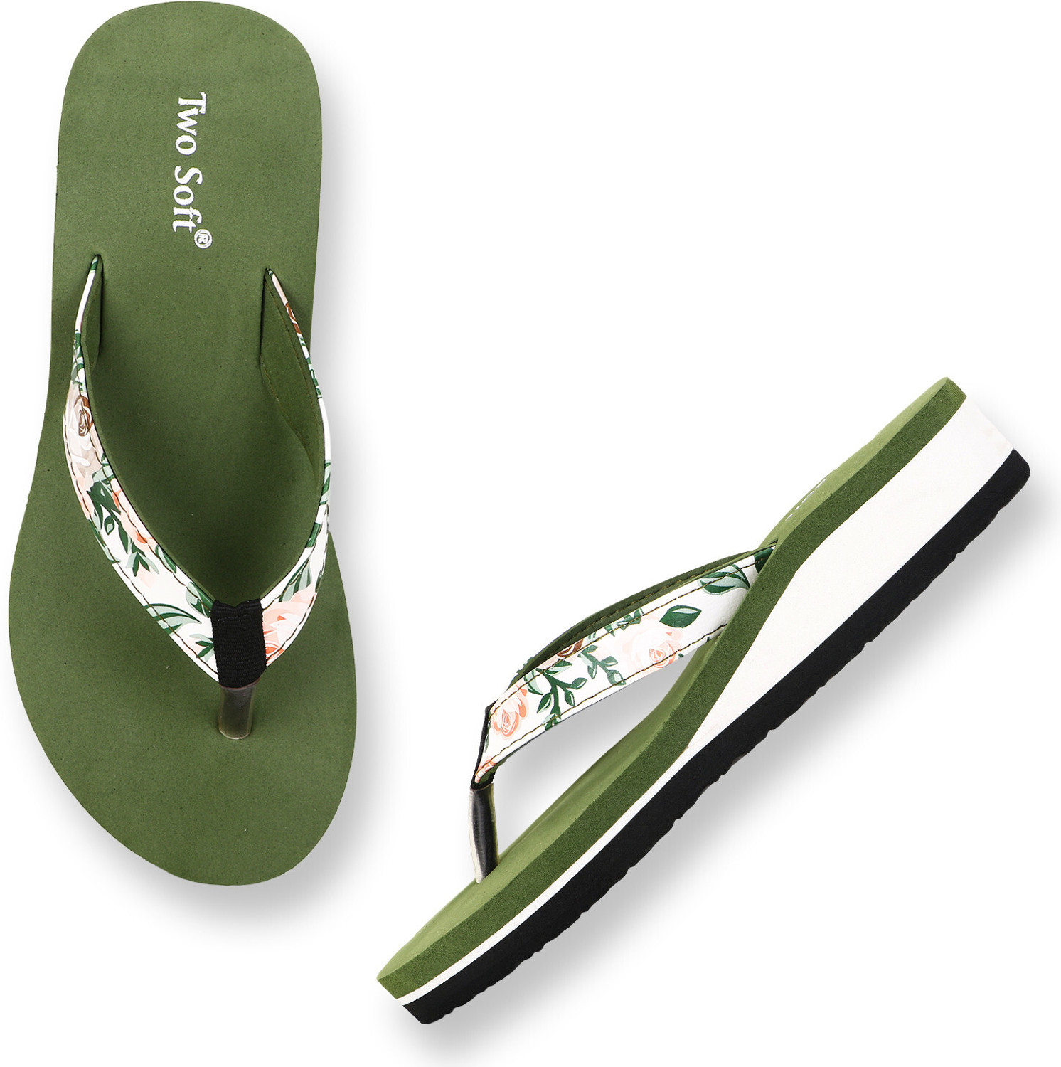 Image of TWO SOFT Women Premium Comfortable Stylish Light weight|Extra Softnes Daily Wear|Casual Slipper Slippers