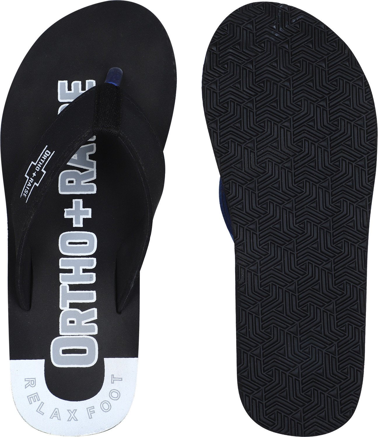 Image of ORTHORAISE Men Extra Soft Orthopaedic Slippers|Arch Support & Pain Relief Flip Flops