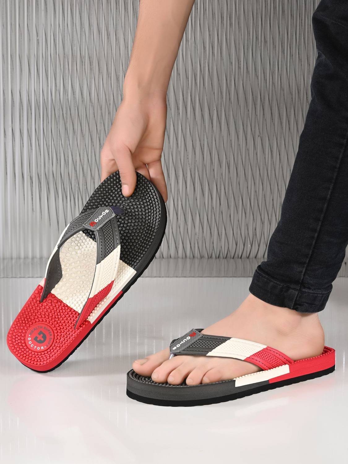 Doctor Health Men's Soft Orthopedic Slippers - Image 1