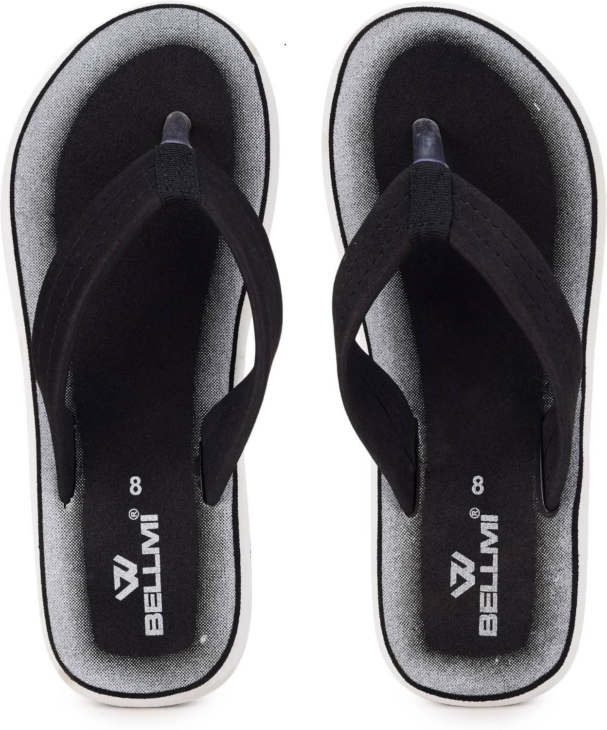 Bellmi Men Black Slippers - Image 3