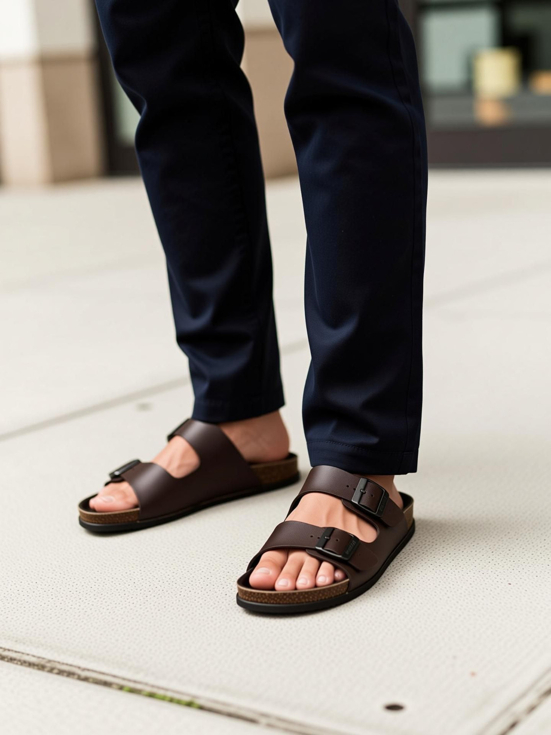 Image of Nextstyle Men Brown Sandals