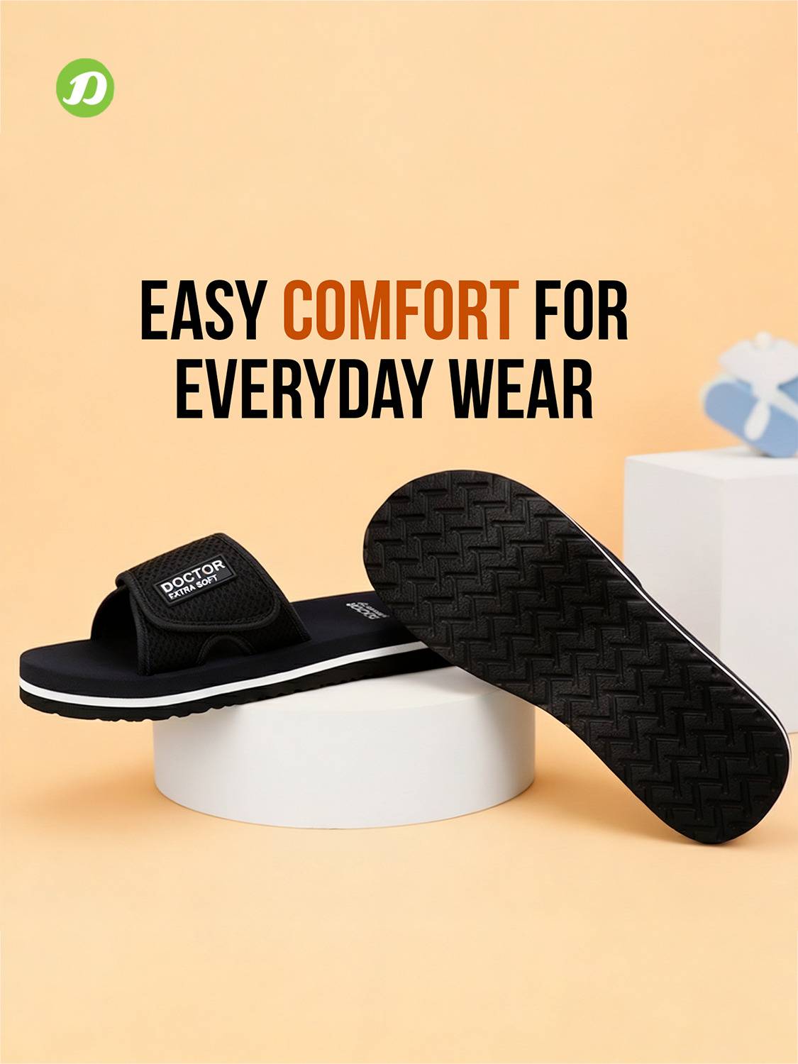 Doctor Extra Soft Ortho Care Diabetic Slippers - Image 2