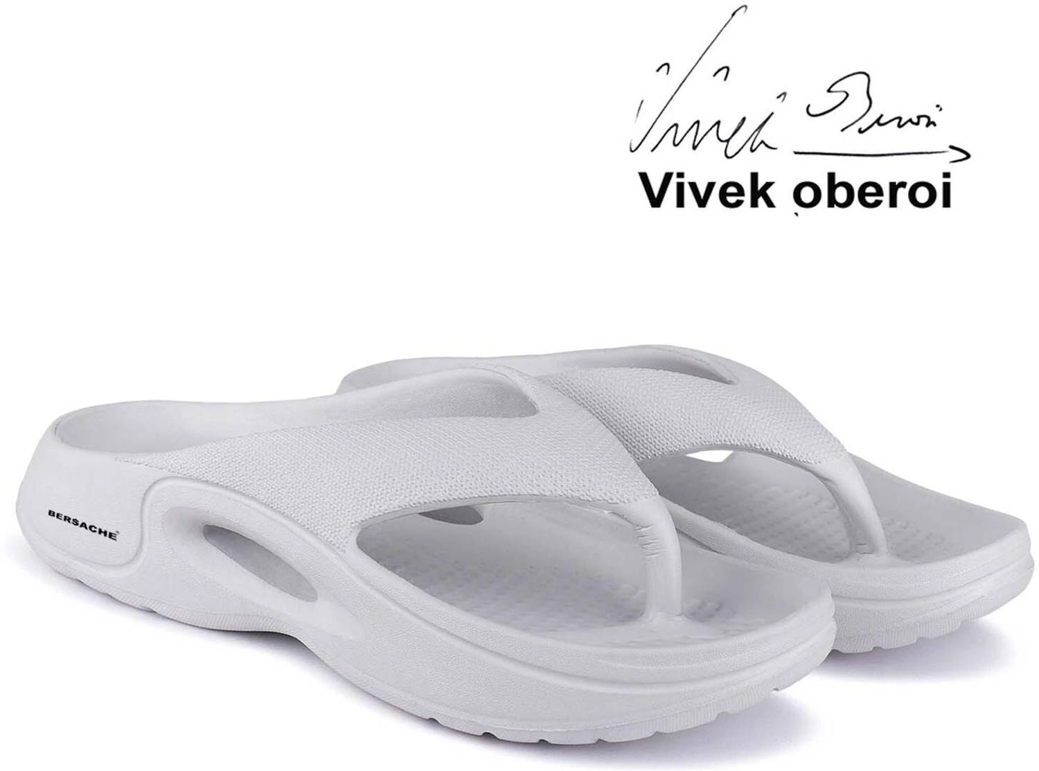 BERSACHE Men Gray Slippers - Image 1