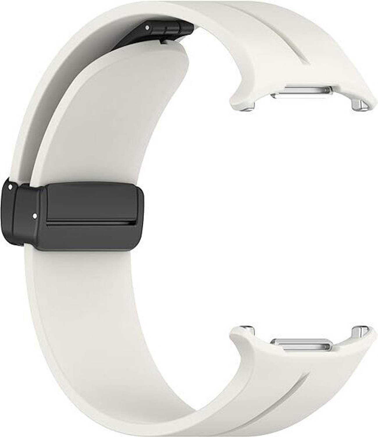 RUPELIK Silicone Magnetic Watch Strap Compatible with Galaxy Watch 7 Ultra Band 47mm Smart Watch Strap