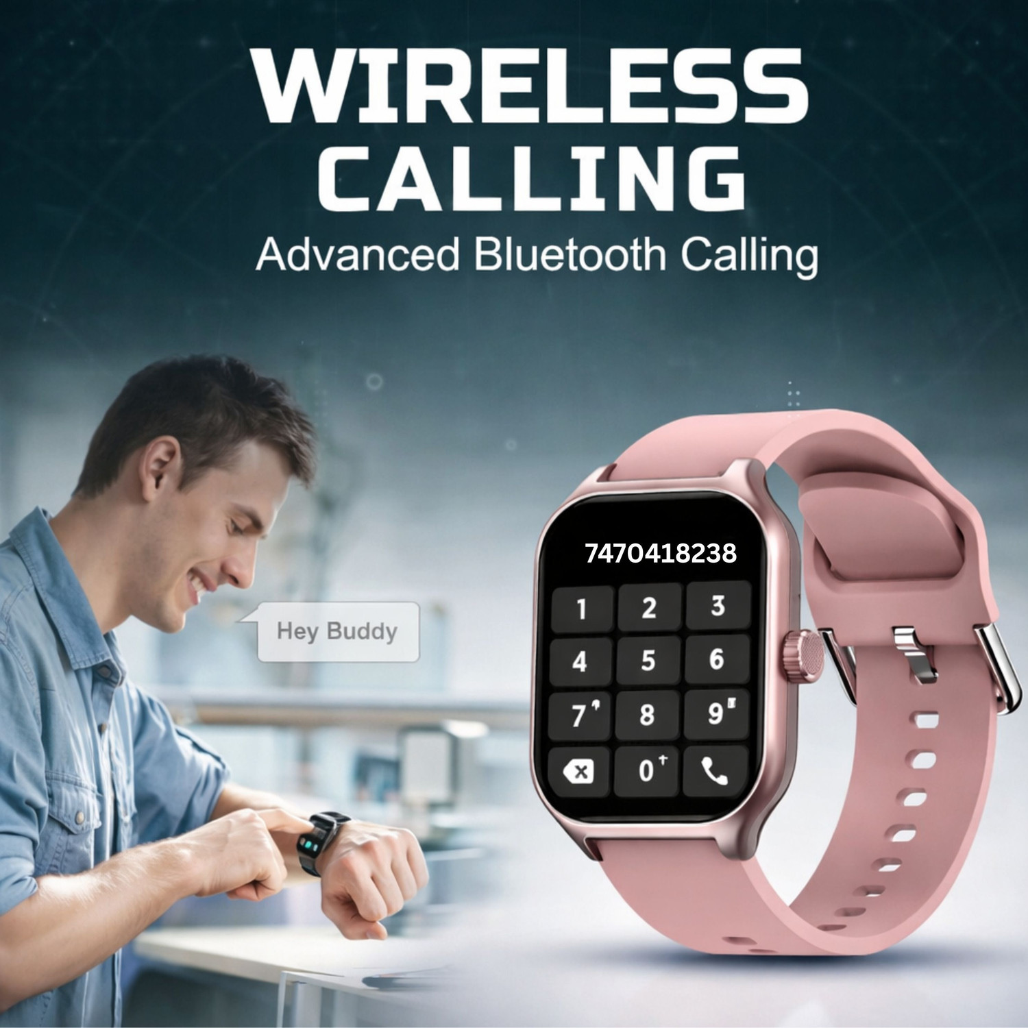 Image of TECHIO H9 PRO MAX SMART WATCH Smartwatch