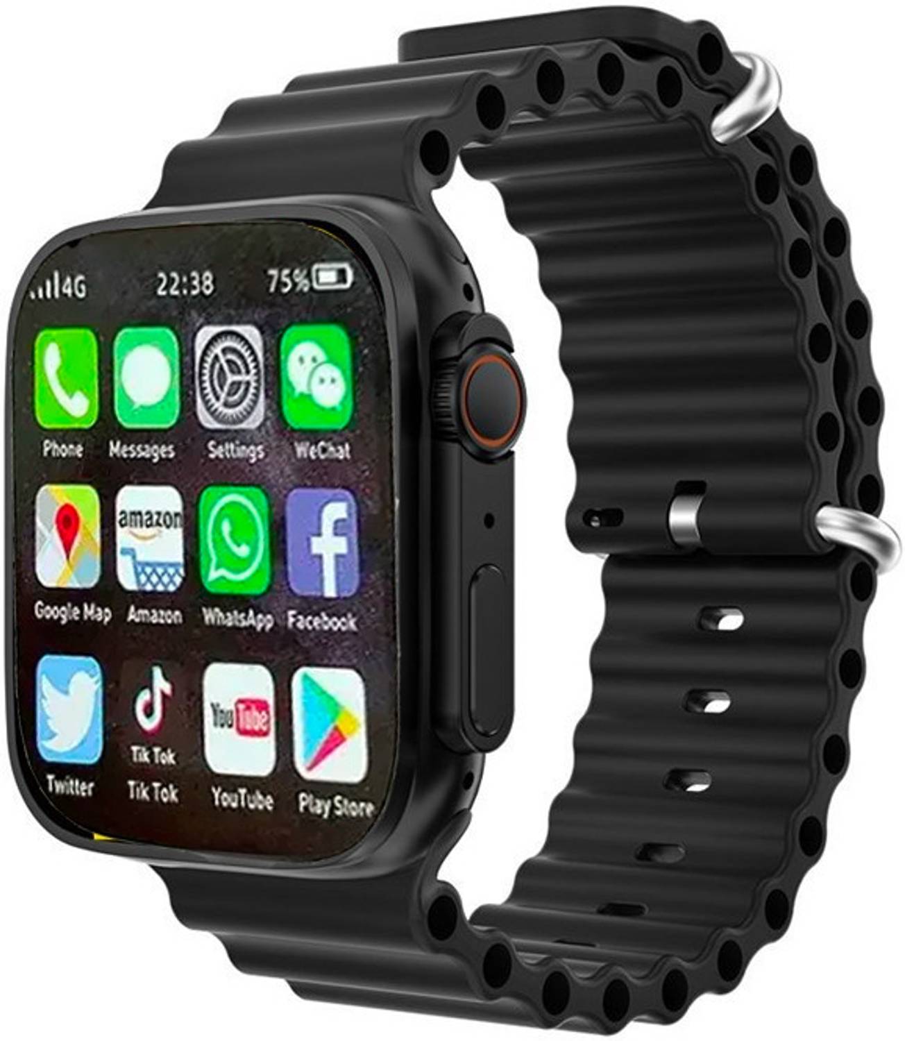 Yash Enterprises T800 Ultra Smart Watch Series 8 For Men & Women (Orange, Free Size) Smartwatch