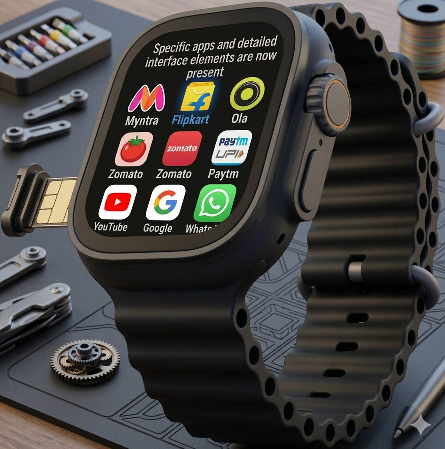 Image of Shivana W&O T800 Ultra U-98 Smartwatch