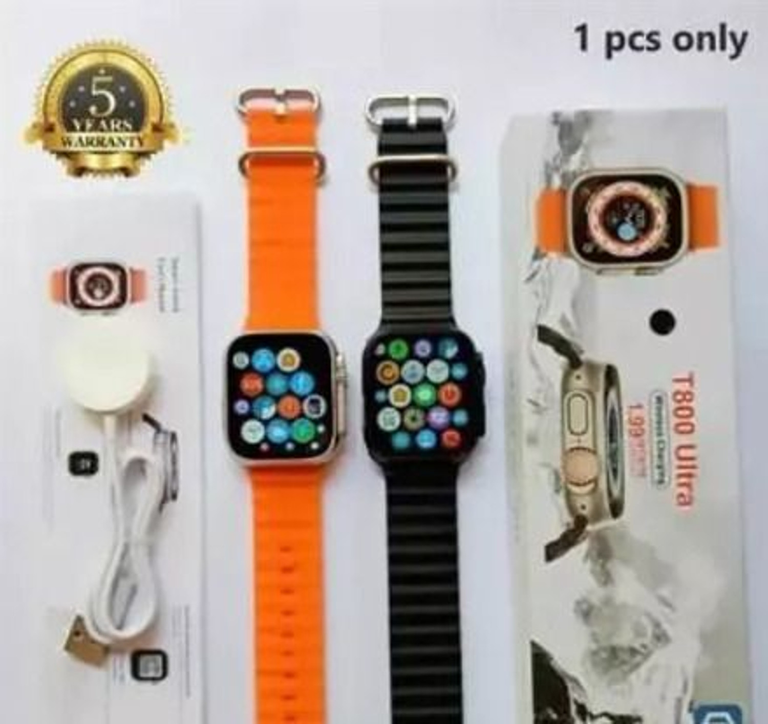 Image of Deepak Sales T800 Ultra Smart Watch BLACK Smartwatch