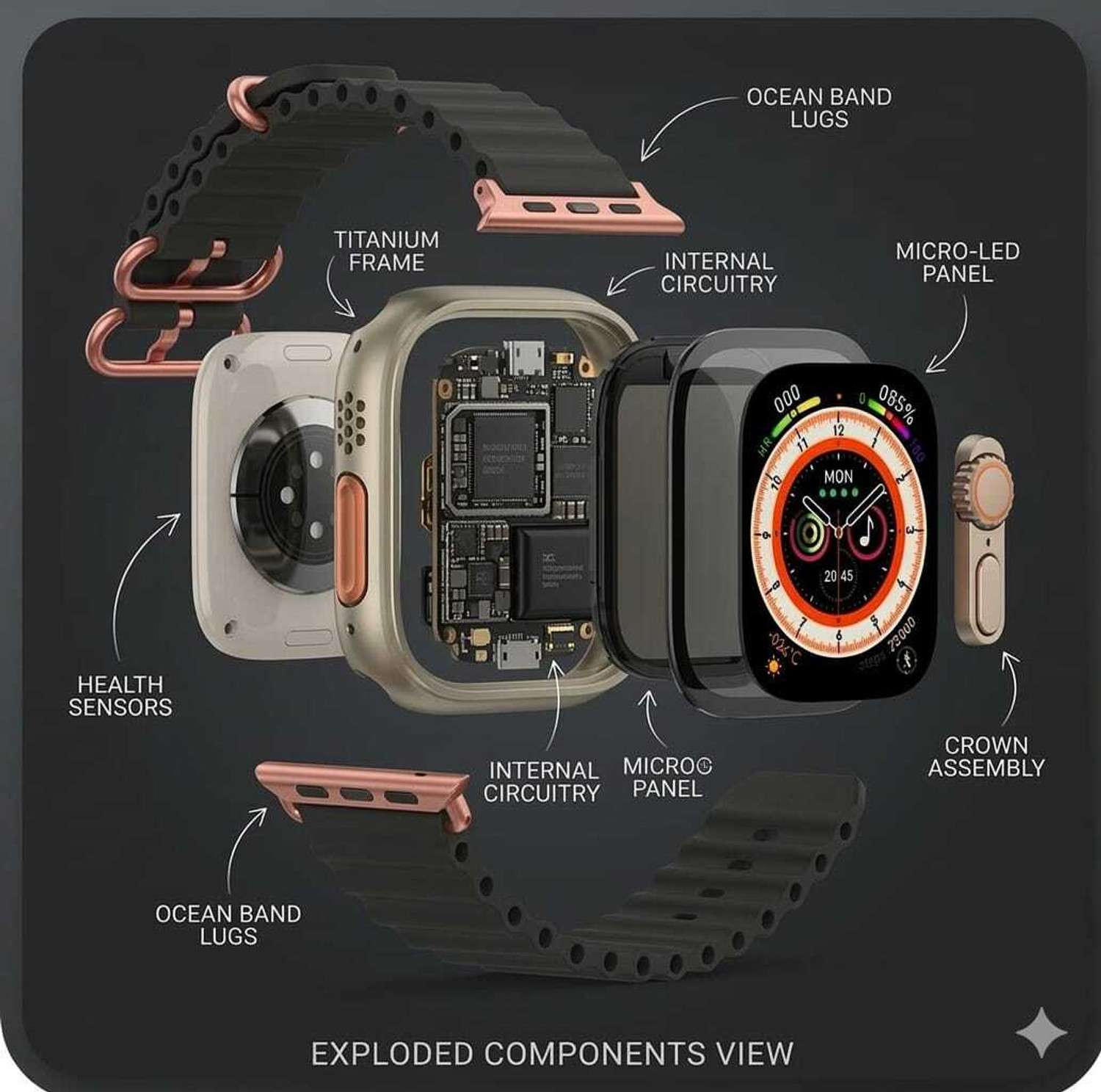 Image of Shivana W&O T800 Ultra U-98 Smartwatch